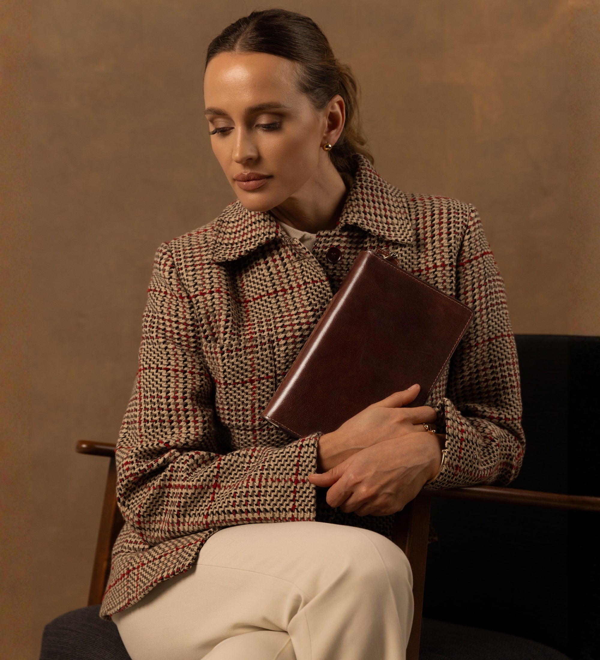 Organizer in pelle per taccuino A5 ricaricabile donna - The Diary of a Nobody