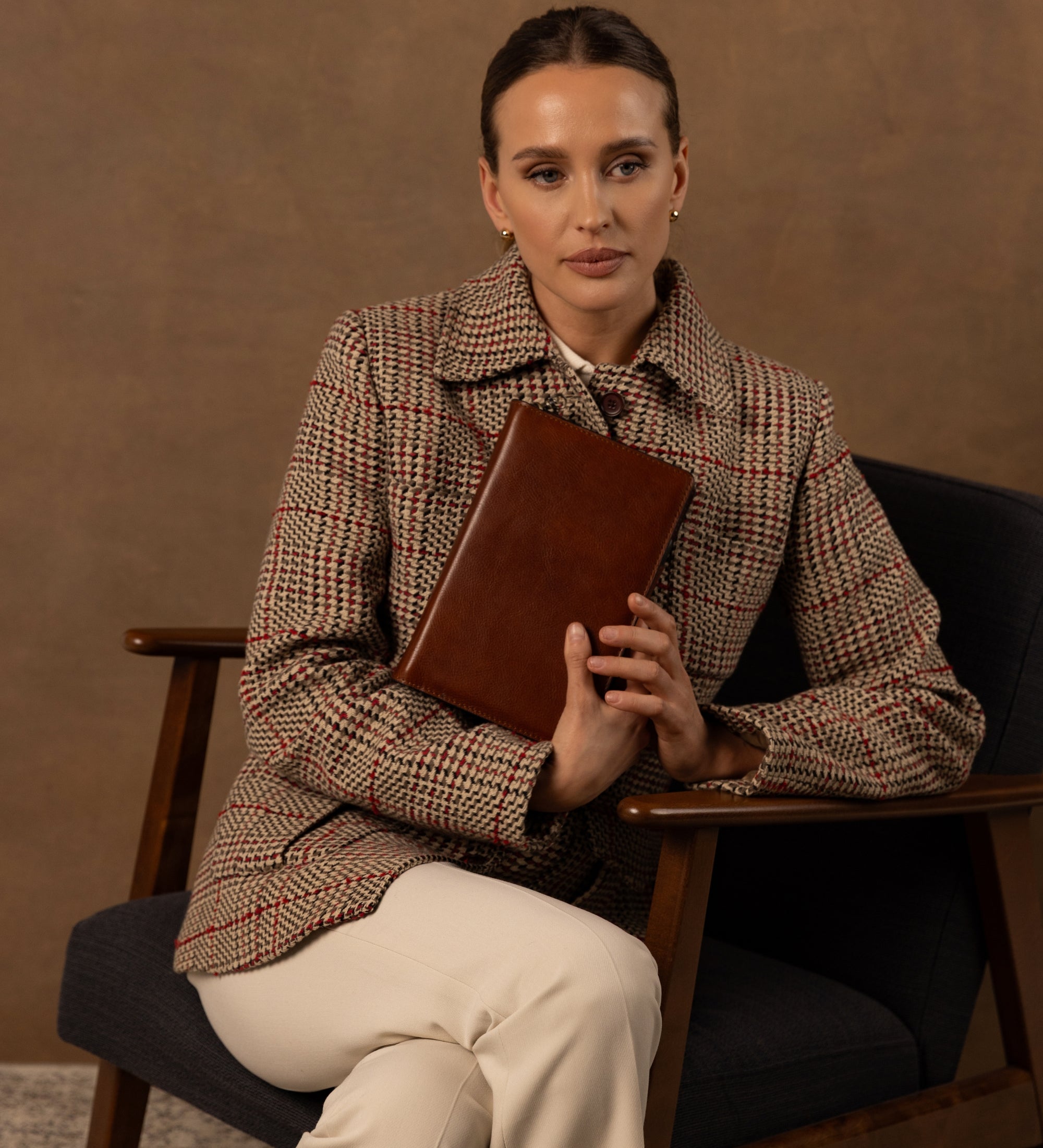 Organizer in pelle per taccuino A5 ricaricabile donna - The Diary of a Nobody