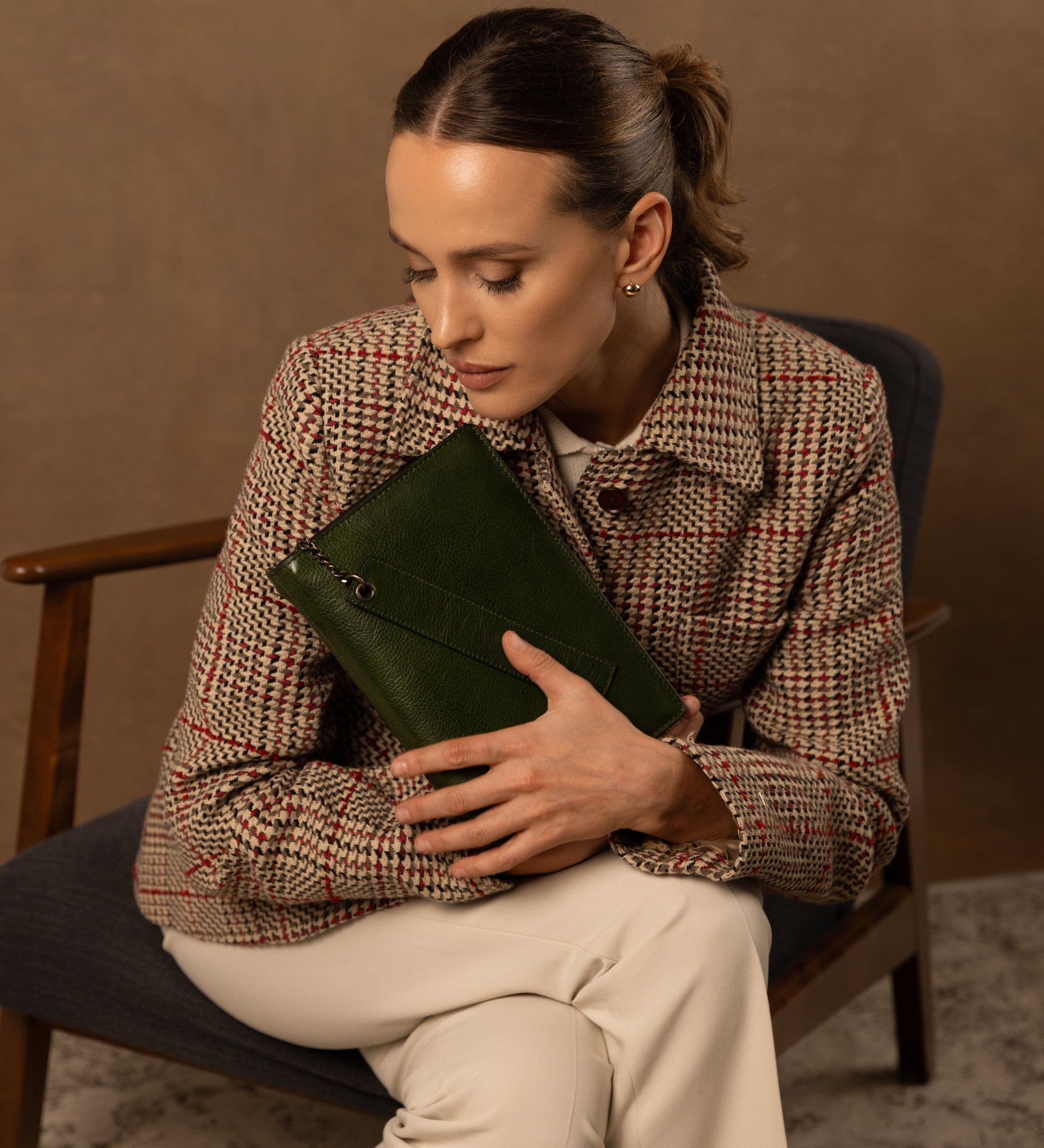 Organizer in pelle per taccuino A5 ricaricabile donna - The Diary of a Nobody