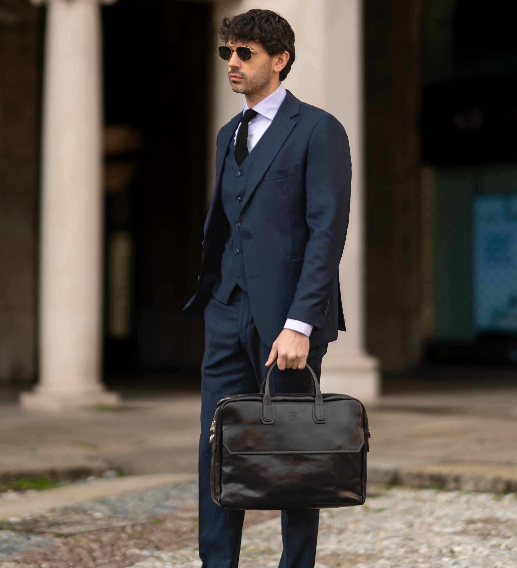 Cartella grande in pelle per PC - Nostromo