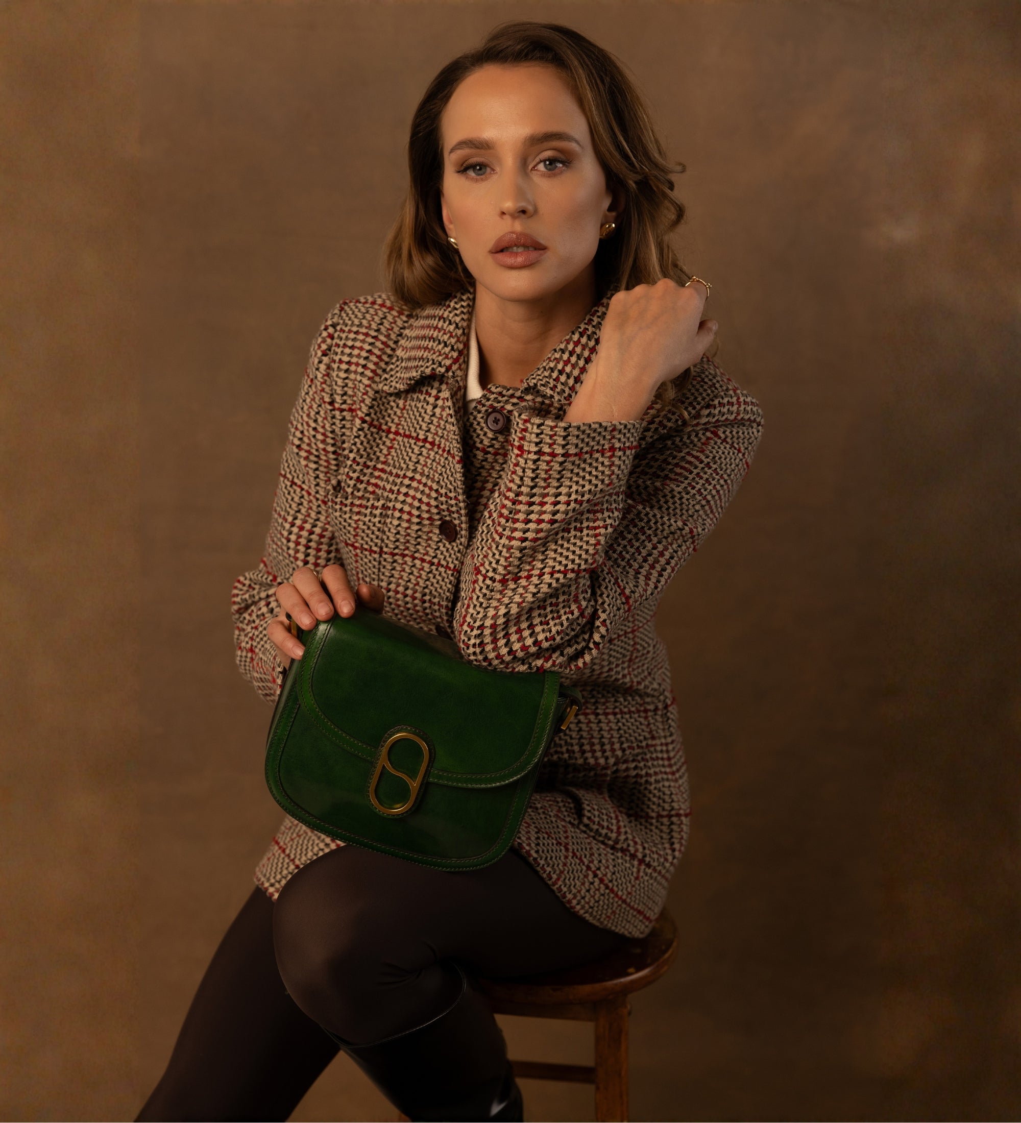 Borsa a tracolla in pelle modello saddle donna - Villette