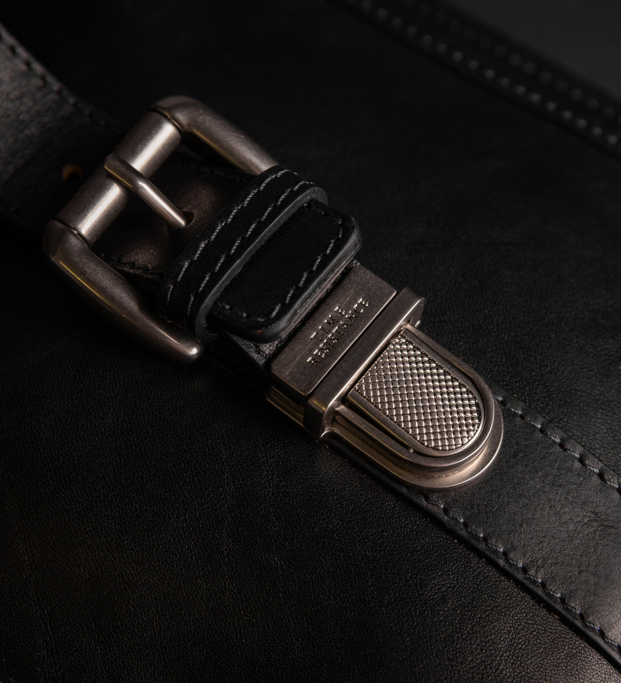 Borsa da lavoro a cartella con tracolla in pelle - The Time Machine