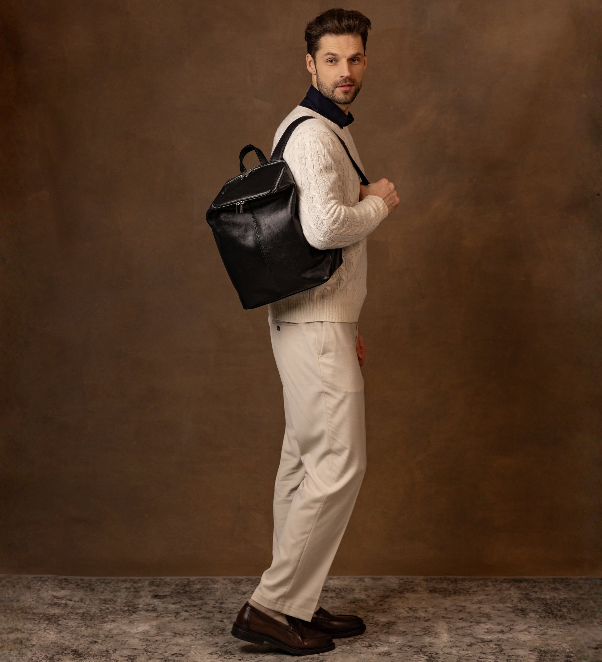 Zaino in pelle - A Bend in the River