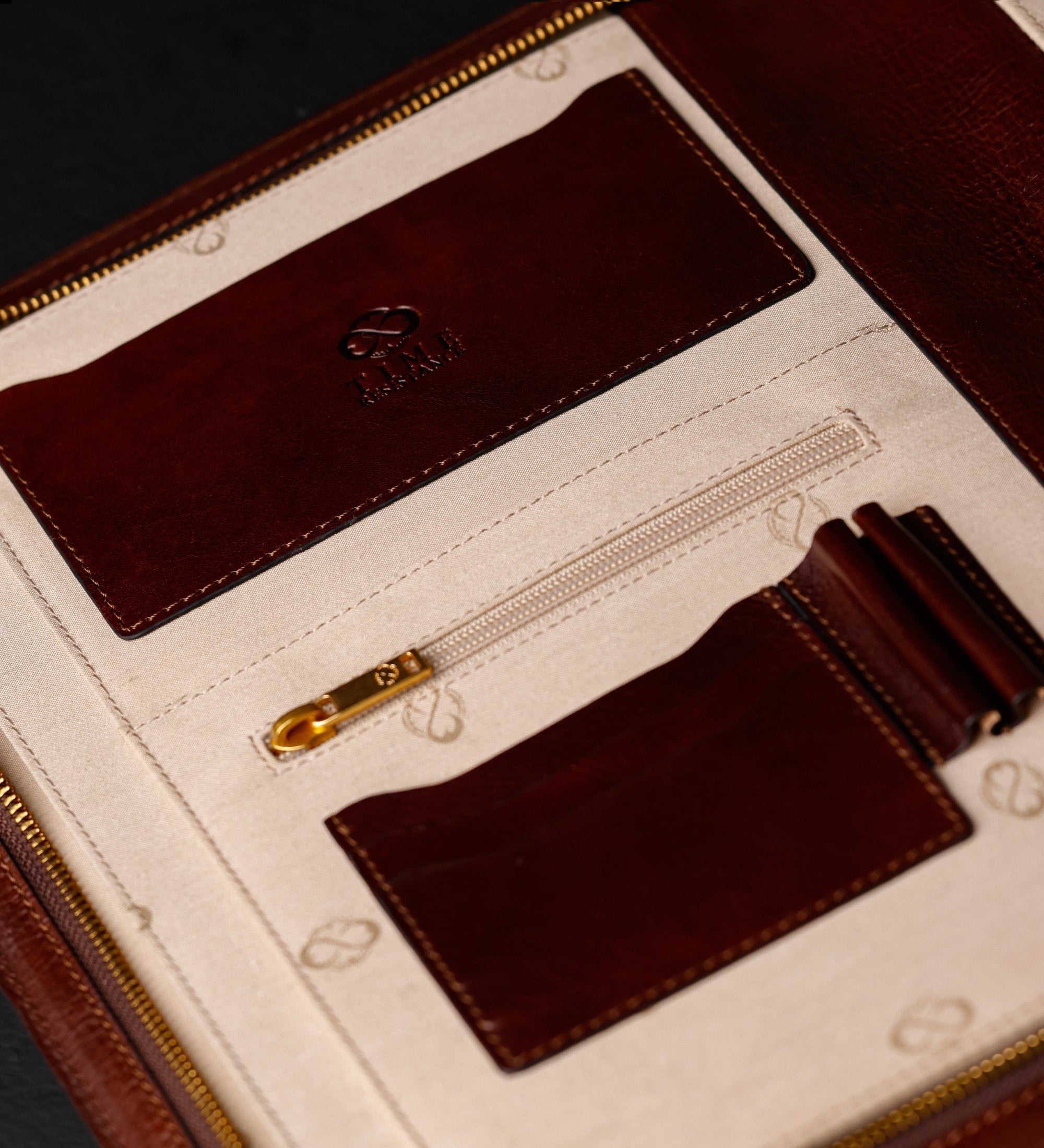 Portadocumenti organizer A4 in pelle - Candide