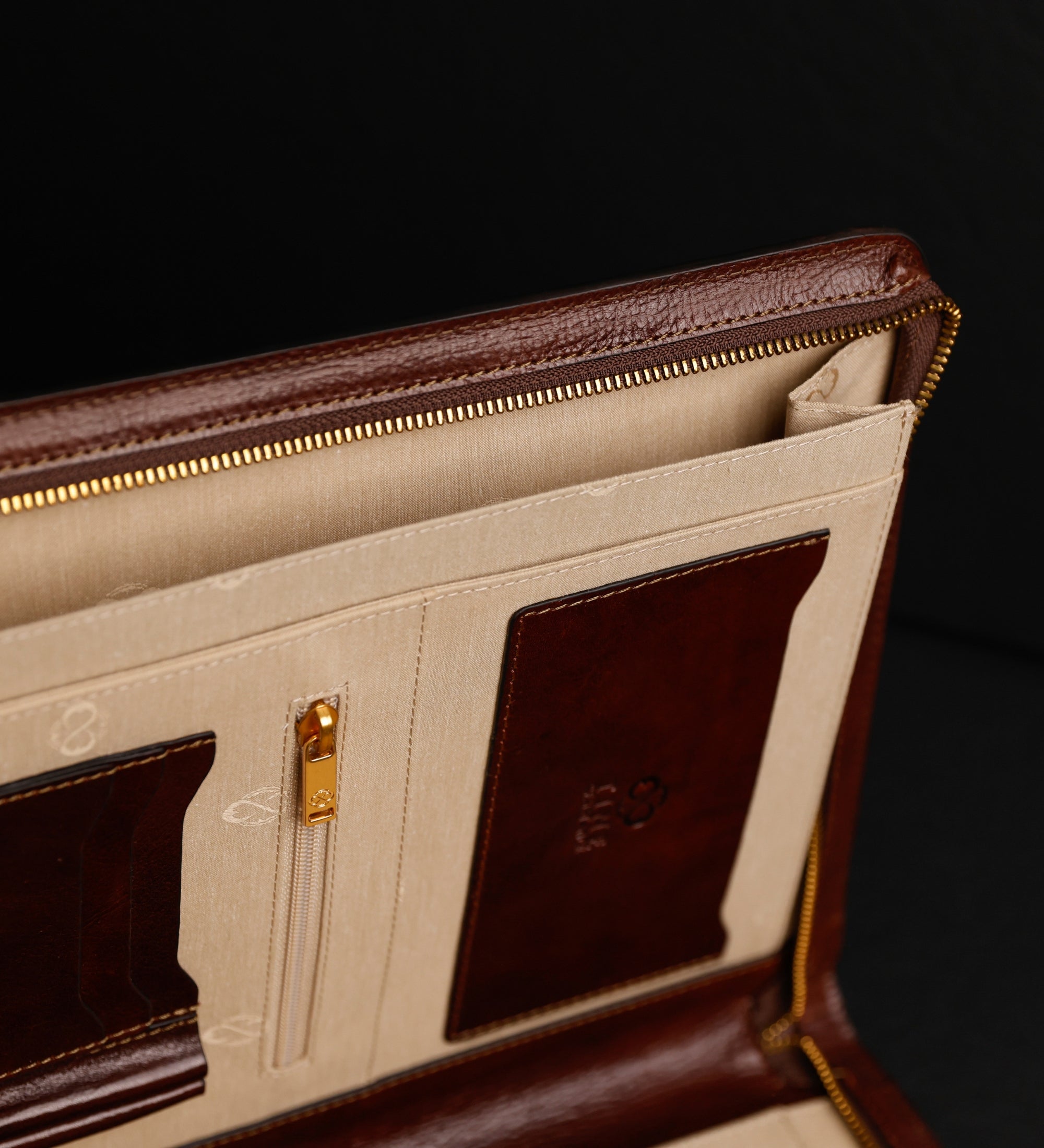 Portadocumenti organizer A4 in pelle - Candide