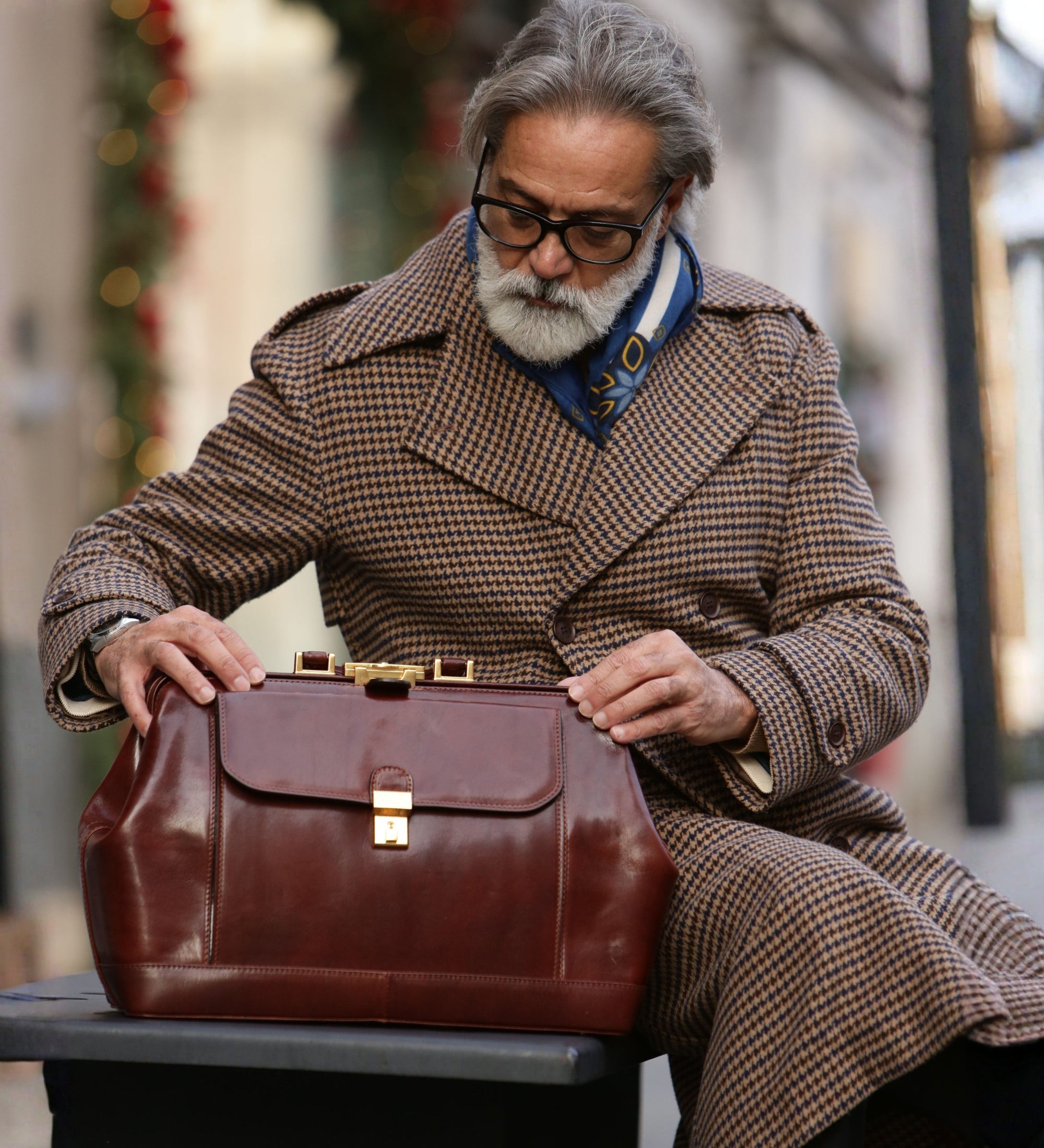 Borsa da medico grande in pelle Italiana - Hamlet