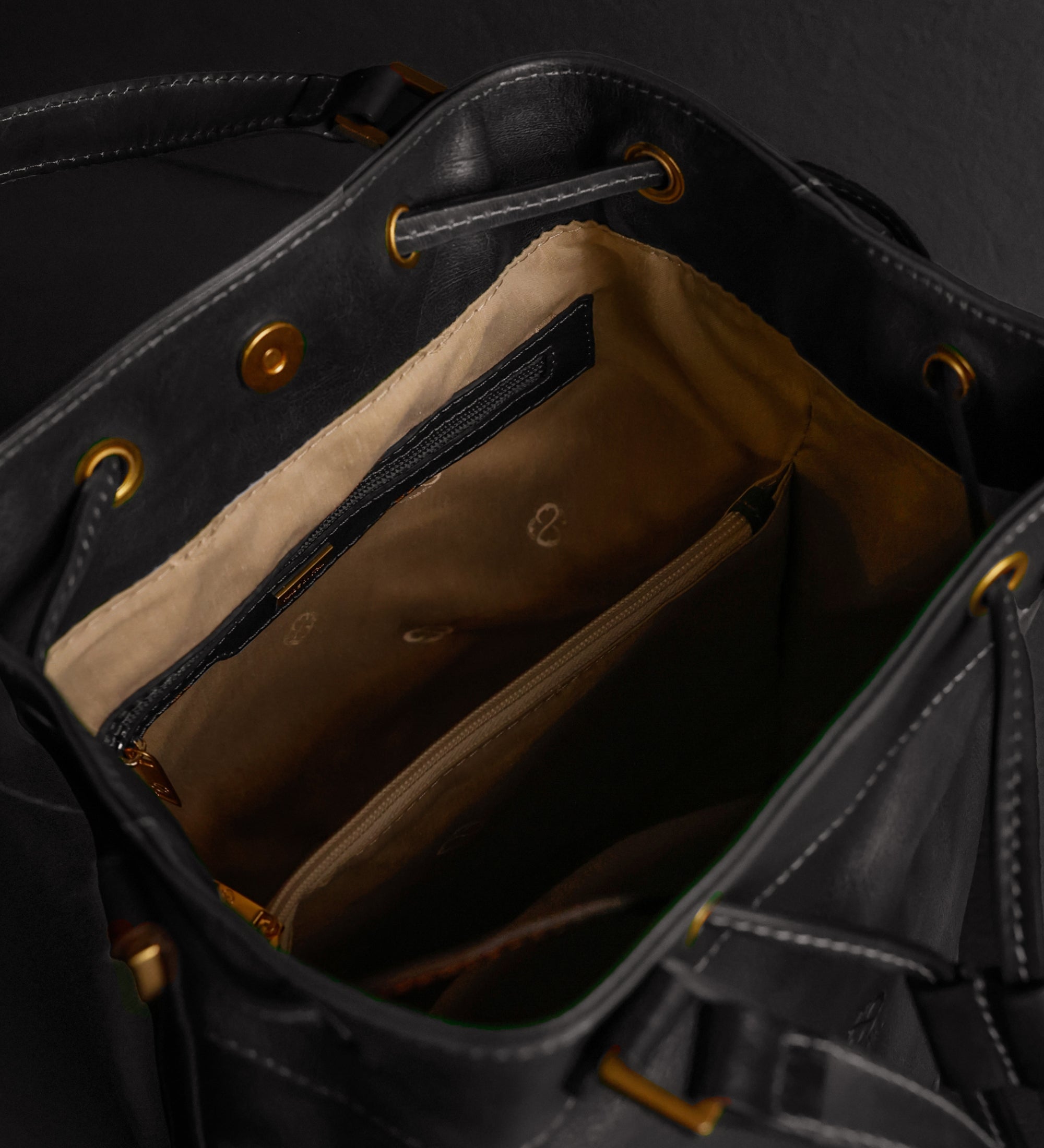 Borsa a secchiello in pelle donna - Light In August