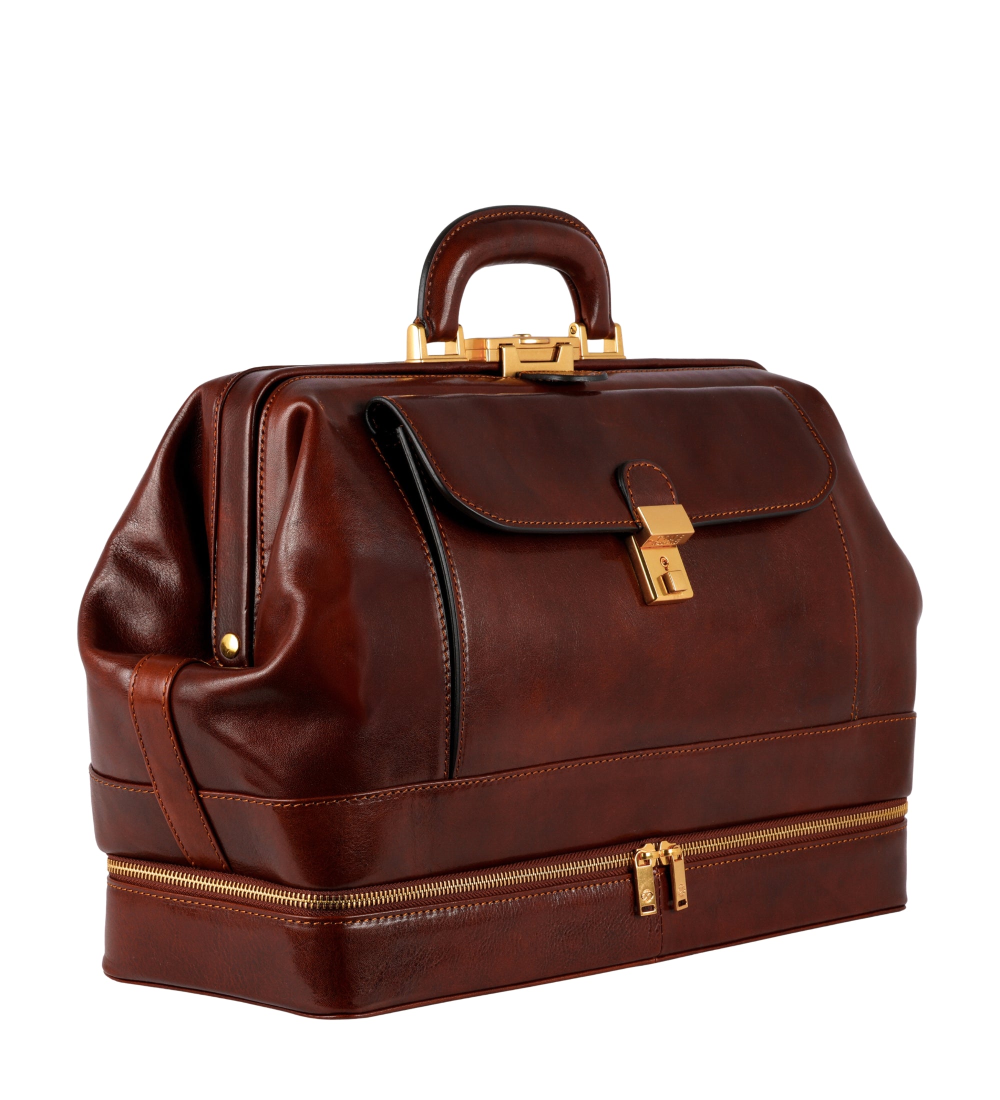Borsa da medico grande in pelle Italiana - The Master and Margarita