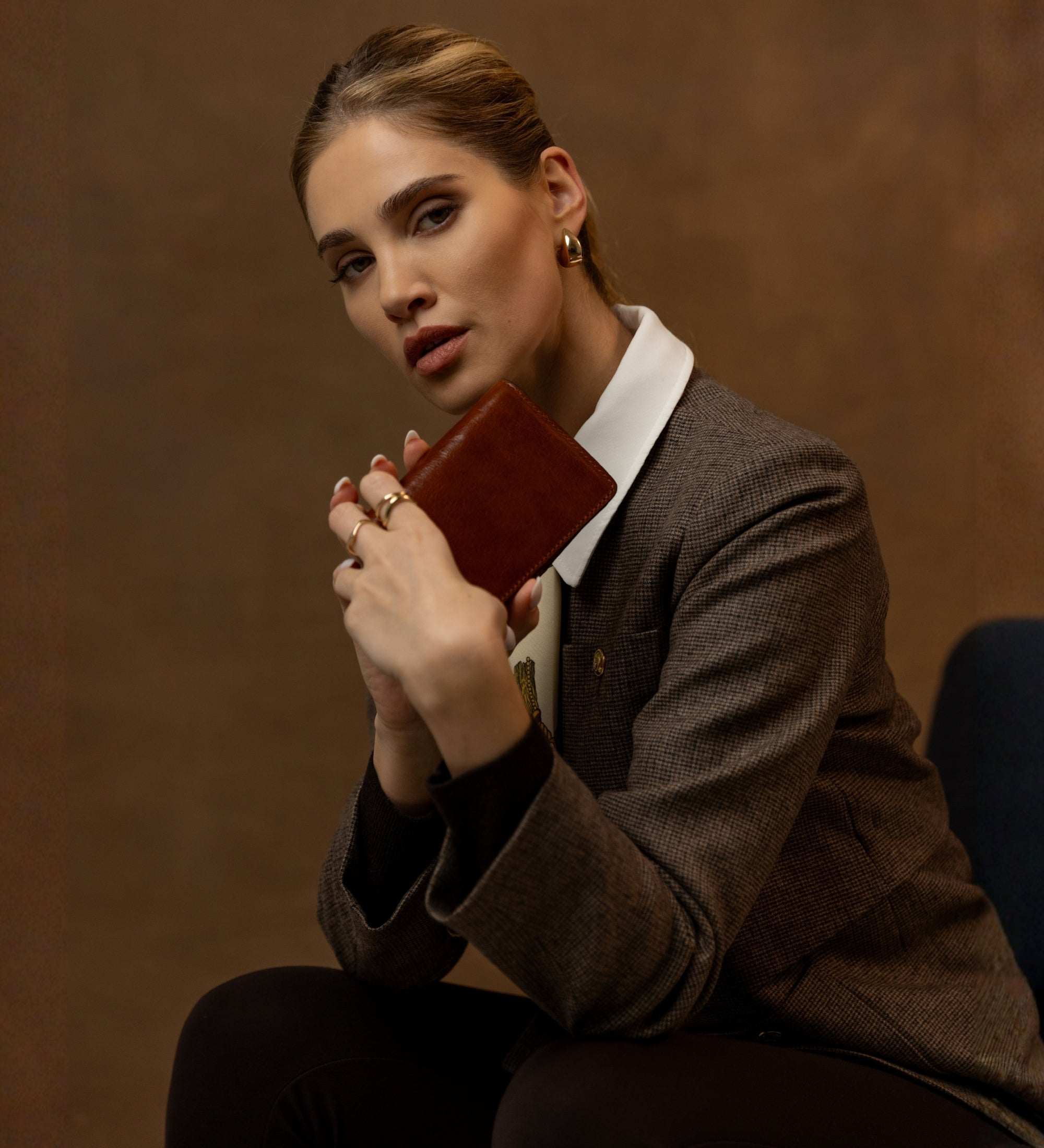 Porta passaporto piccolo in pelle donna - Gulliver's Travels