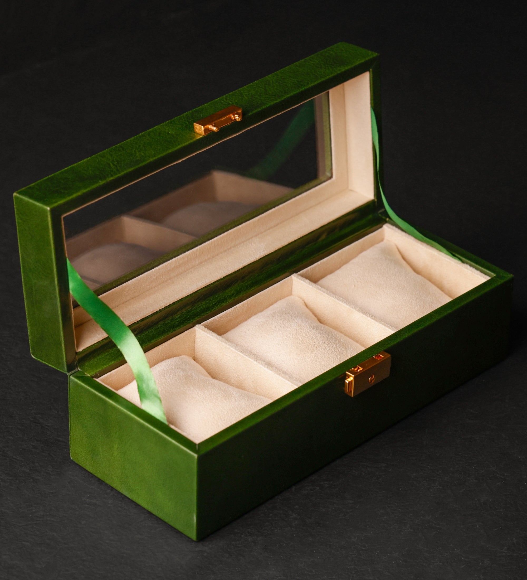 Cofanetto in pelle organizer per orologi - Silence