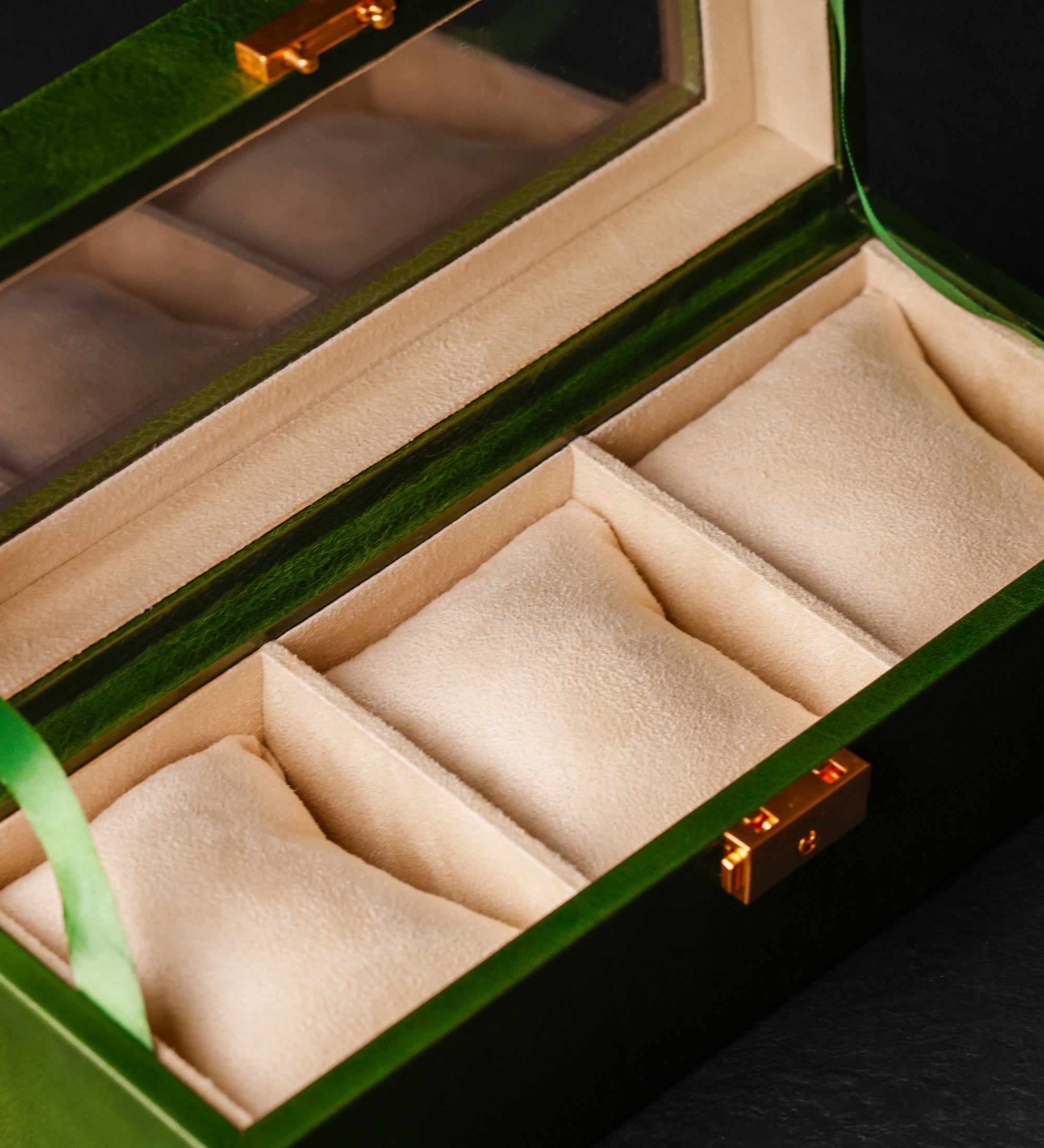 Cofanetto in pelle organizer per orologi - Silence