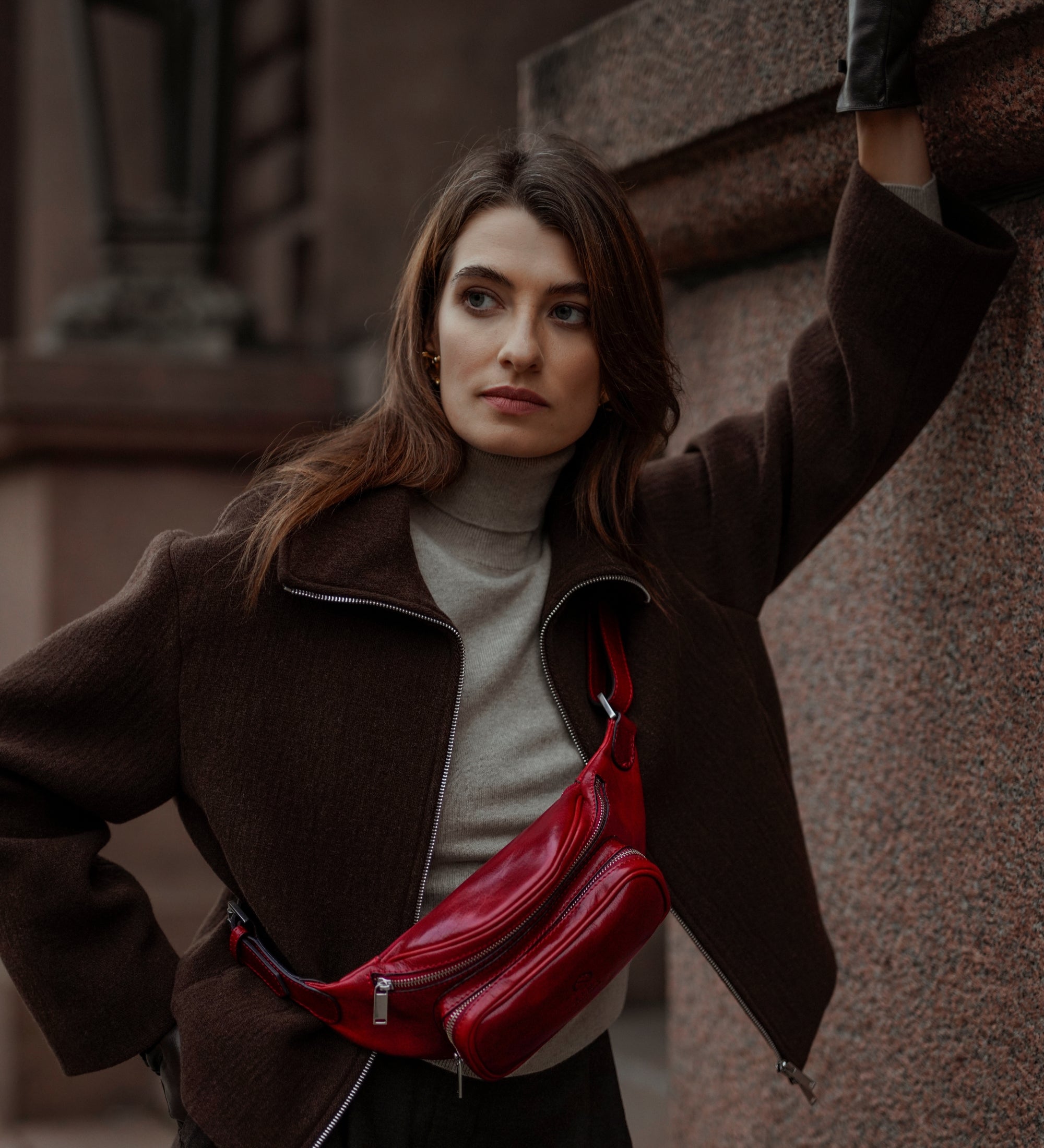 Marsupio a tracolla in pelle donna - Independent People