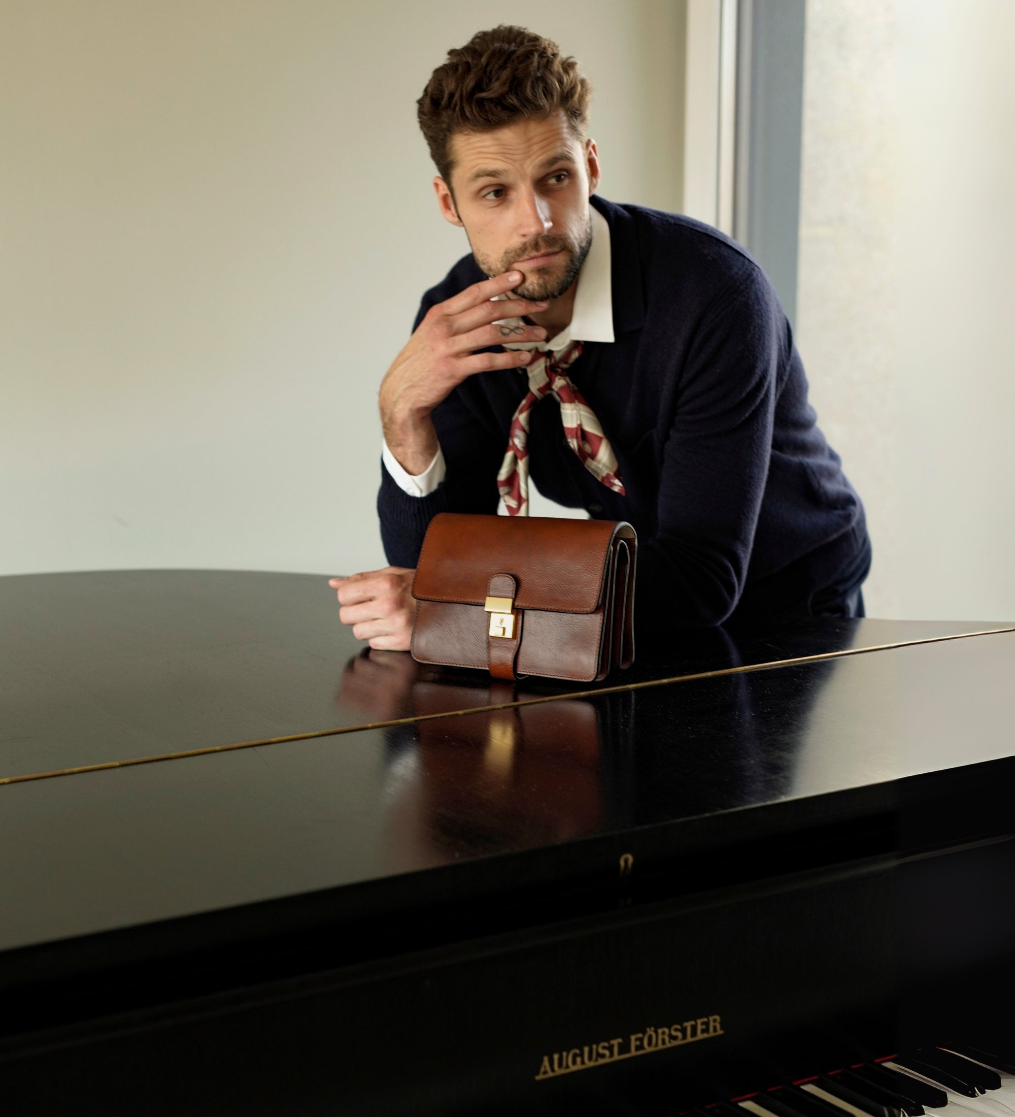 Pochette in pelle - The Maltese Falcon