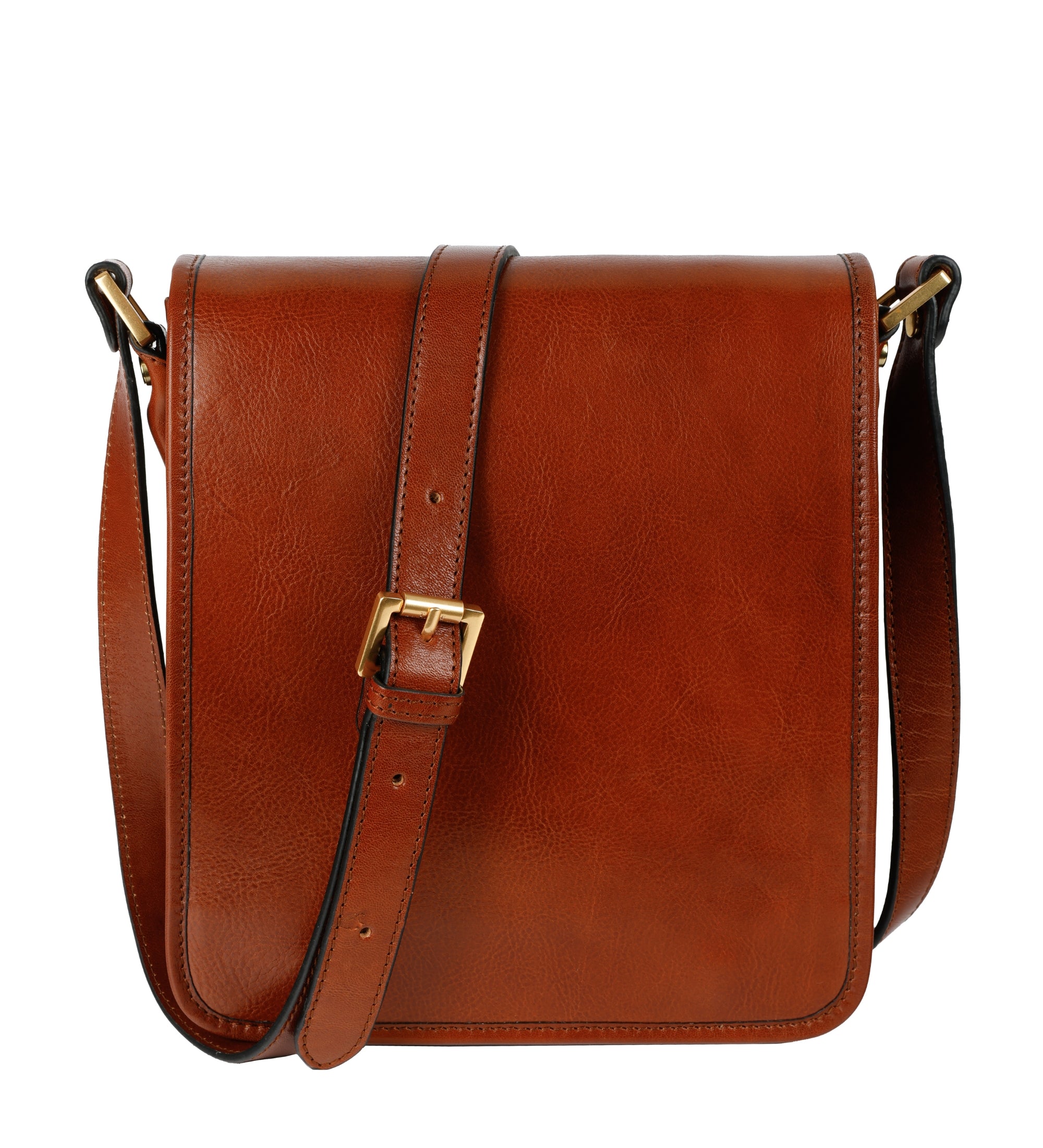 Borsa messenger piccola in pelle - On The Road