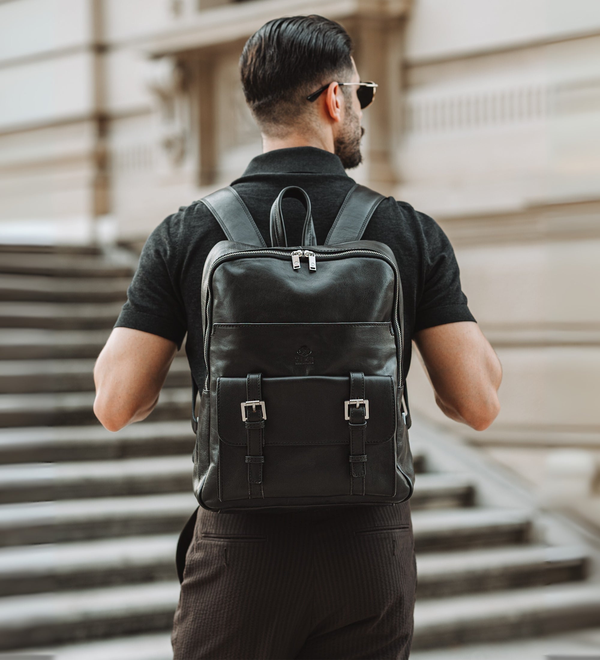 Zaino grande in pelle uomo - The Divine Comedy