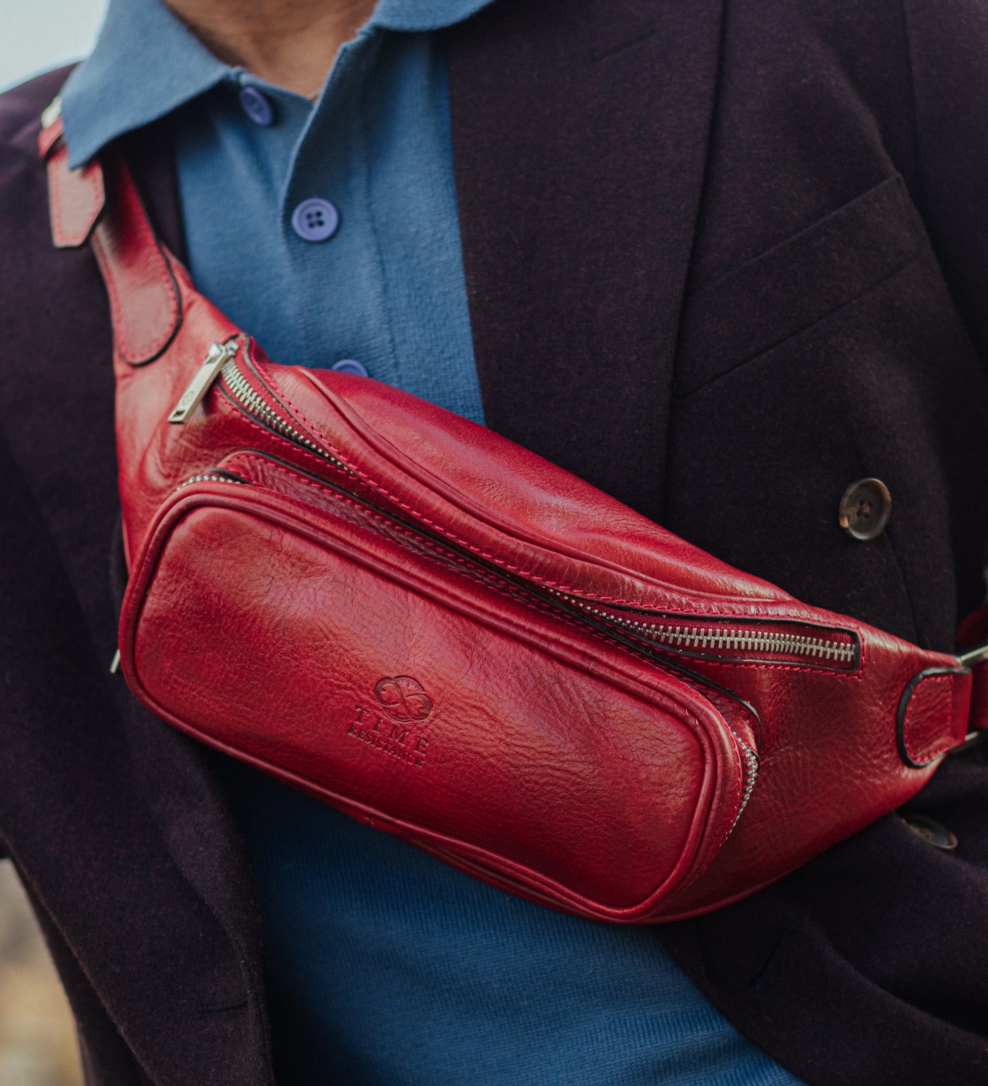 Marsupio a tracolla in pelle - Independent People