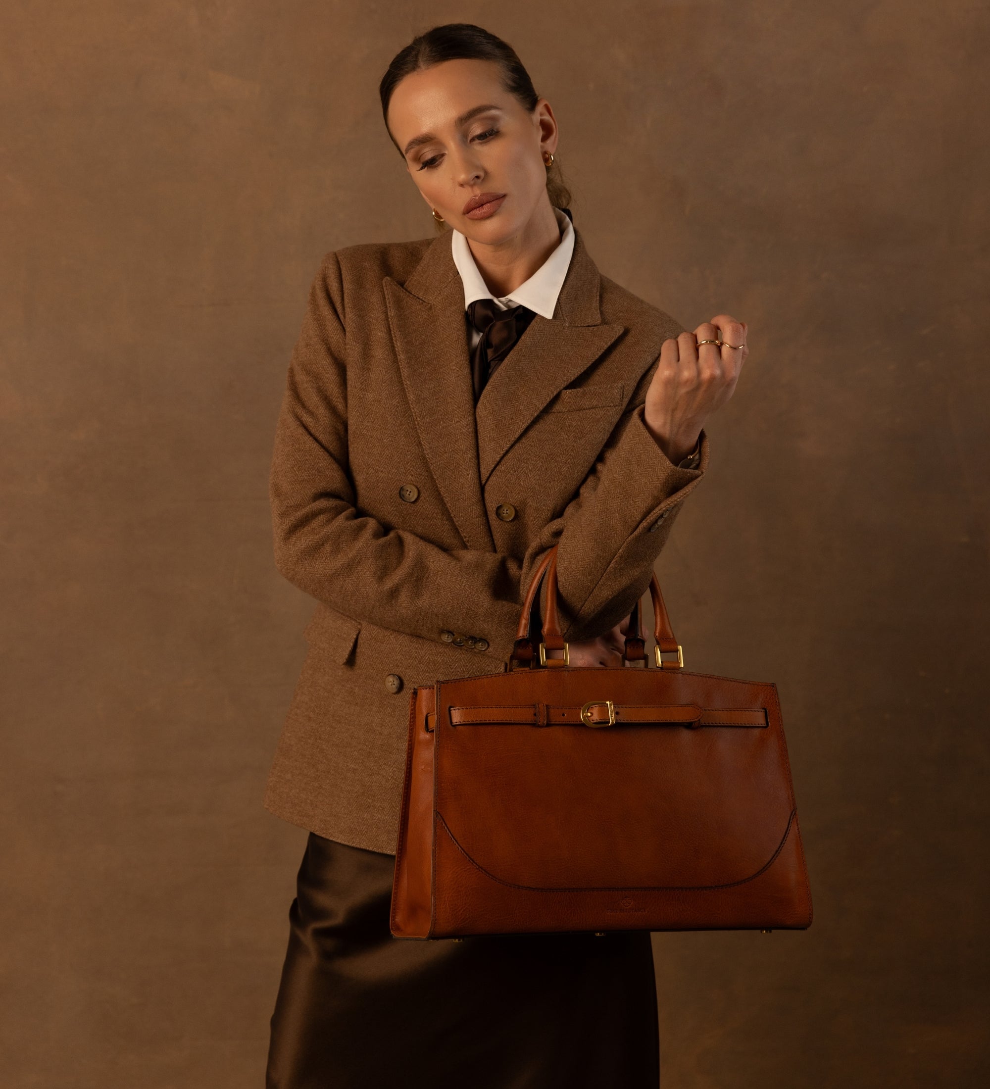 Borsa in pelle da donna a mano - Shirley