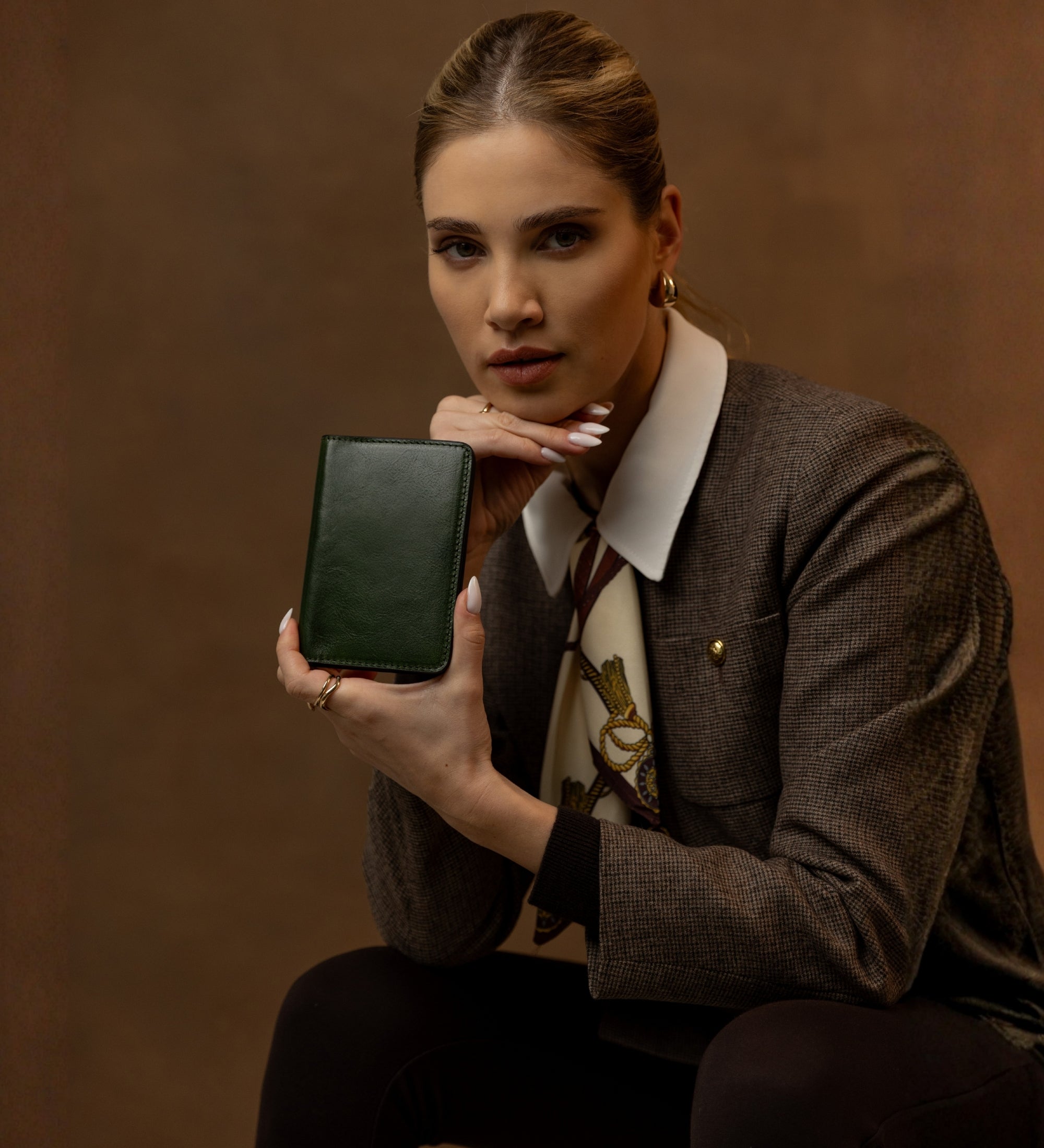 Porta passaporto piccolo in pelle donna - Gulliver's Travels