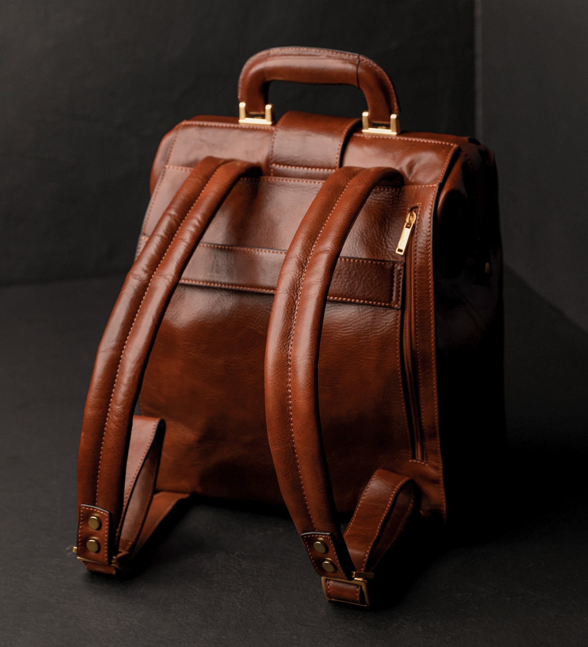 Zaino in pelle - A Brief Story of Time