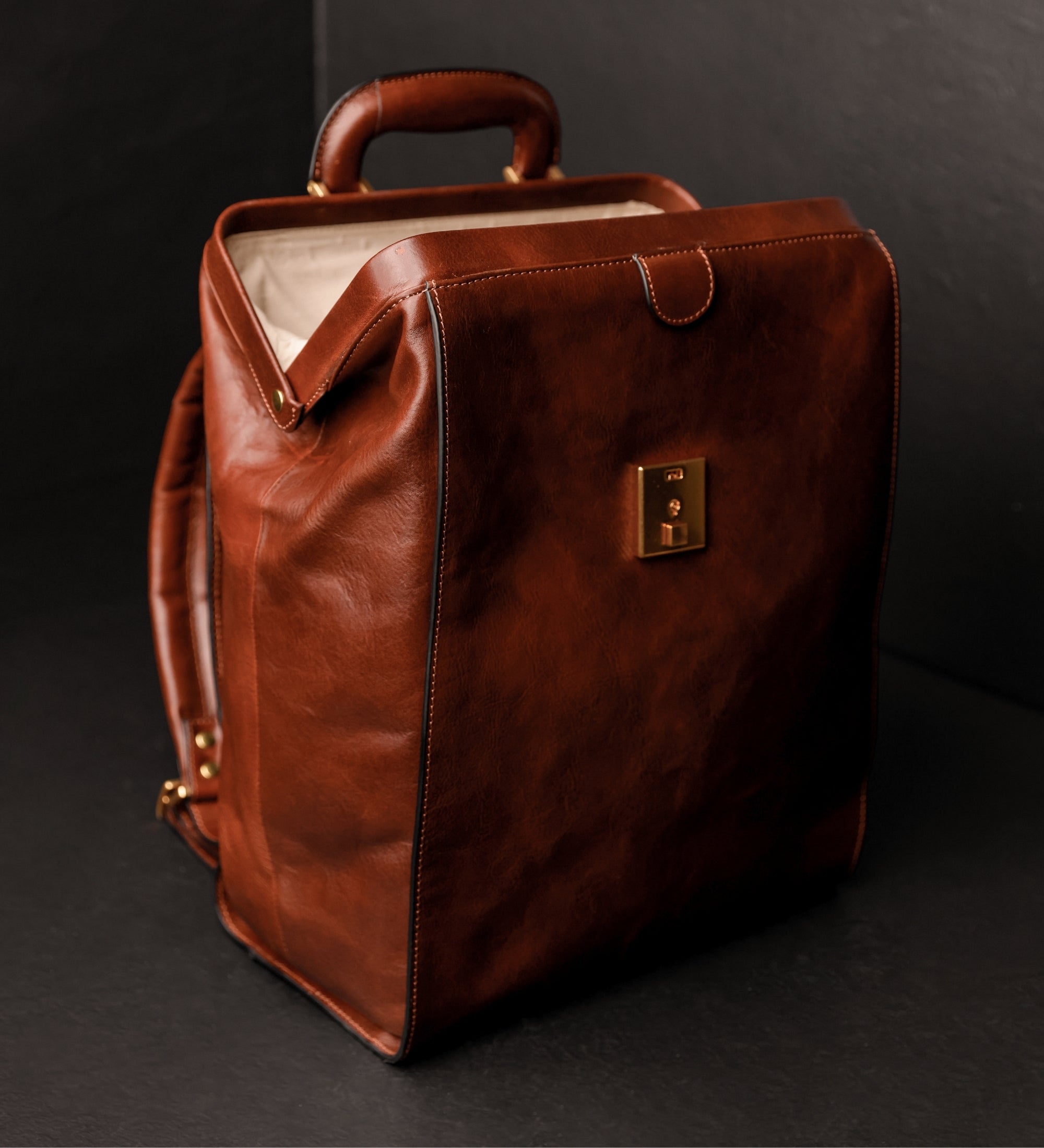 Zaino in pelle - A Brief Story of Time