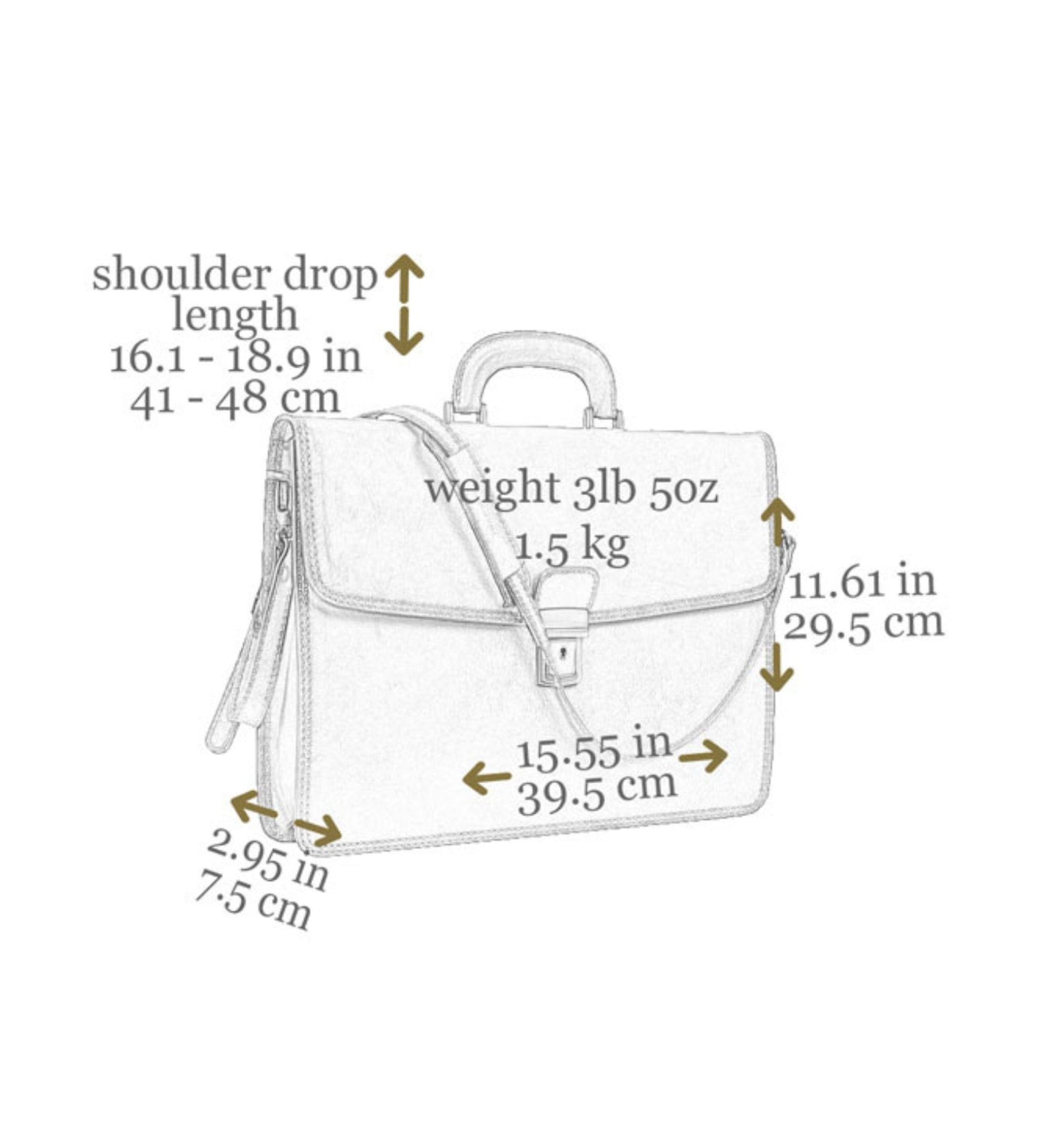 Cartella da lavoro in pelle donna - The Sound of the Mountain