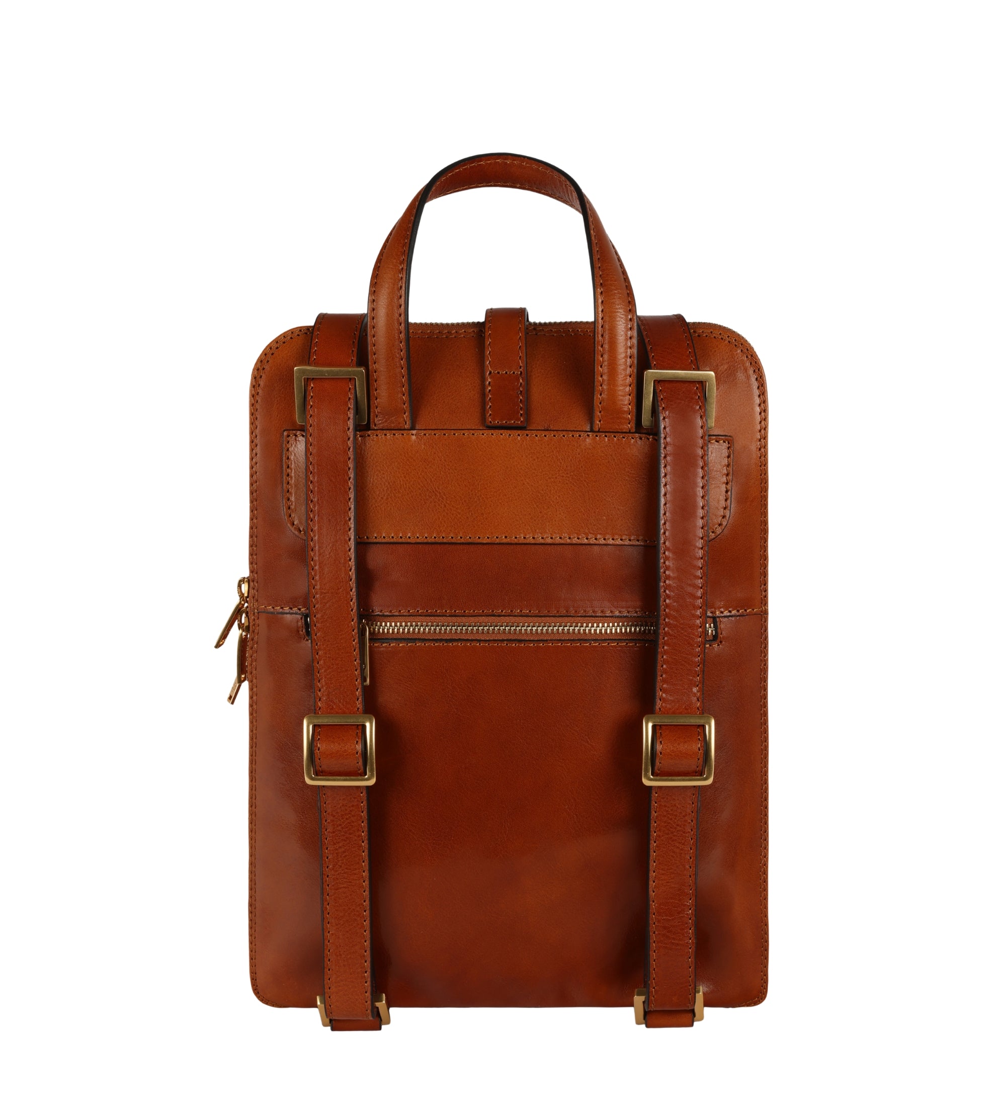 Zaino donna in pelle convertibile in borsa a spalla - Clarissa