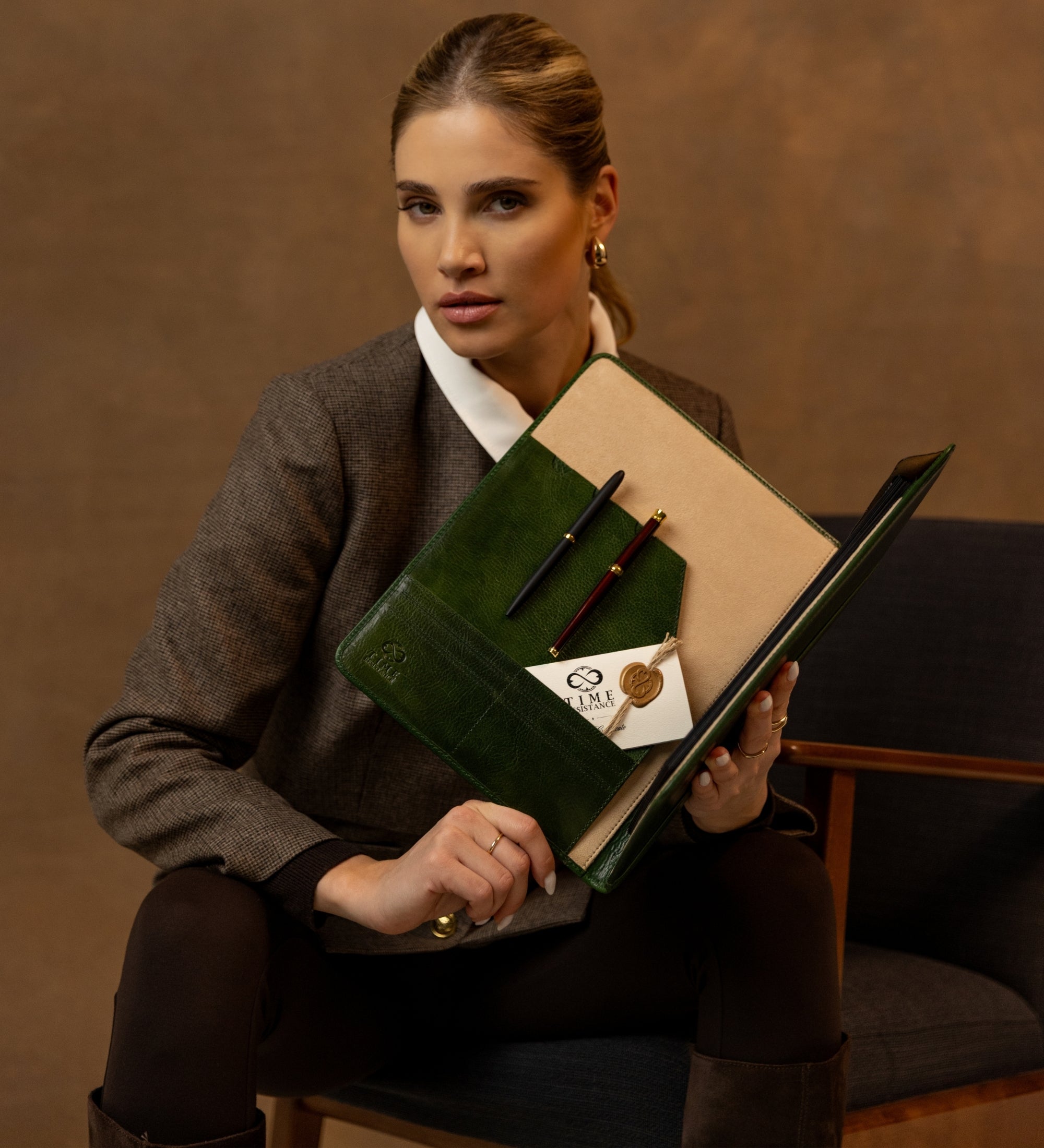 Portadocumenti in pelle donna - Something Fresh