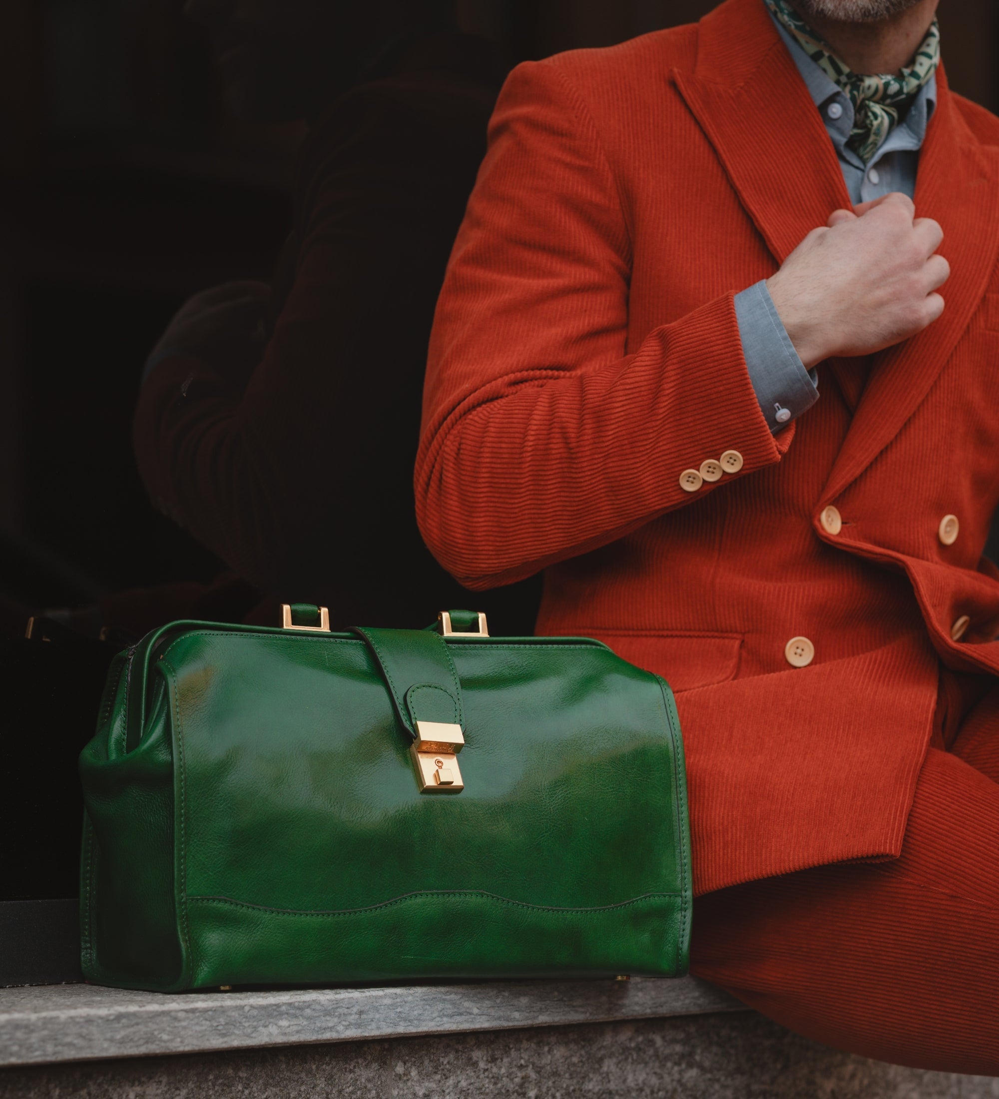 Borsa da medico piccola in pelle - David Copperfield