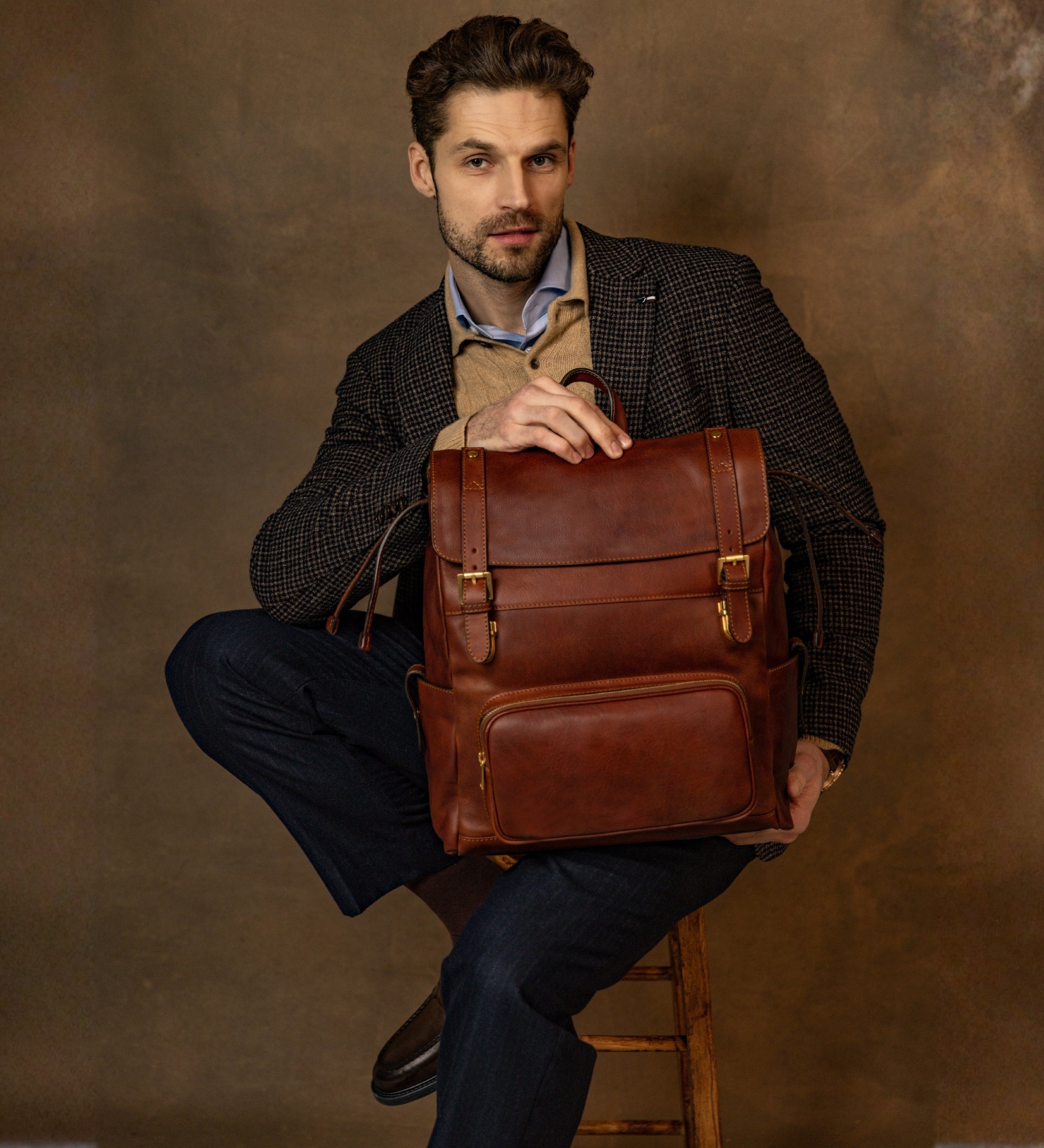 Zaino in pelle - The Good Earth