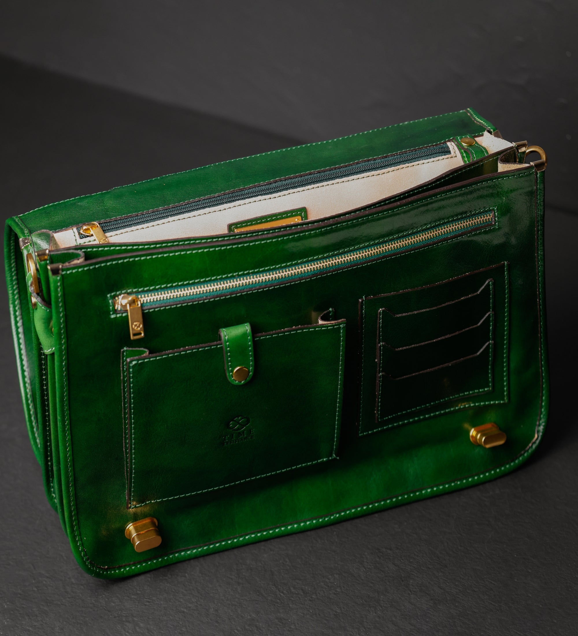 Cartella porta PC in pelle - Illusions