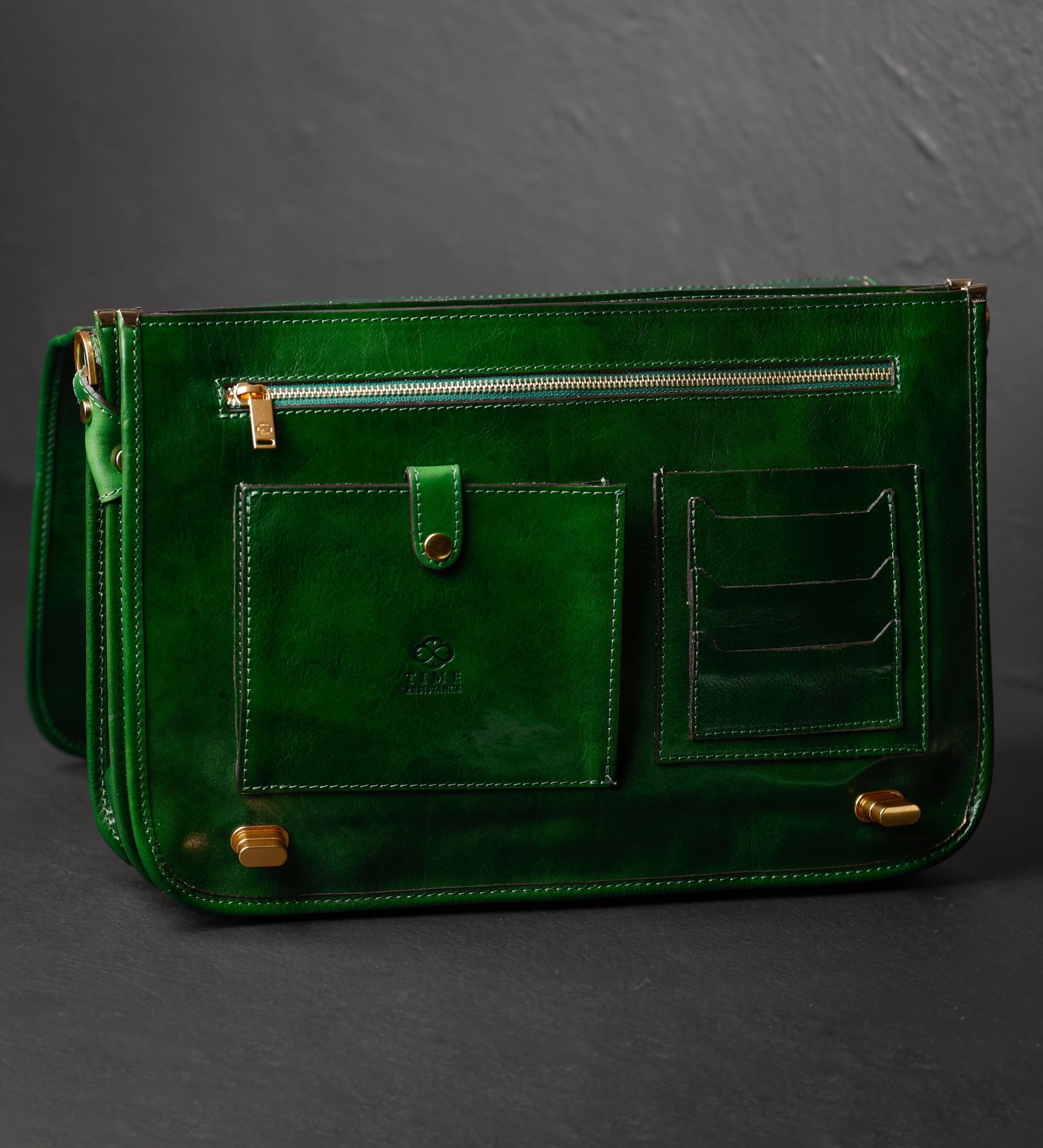 Cartella porta PC in pelle - Illusions