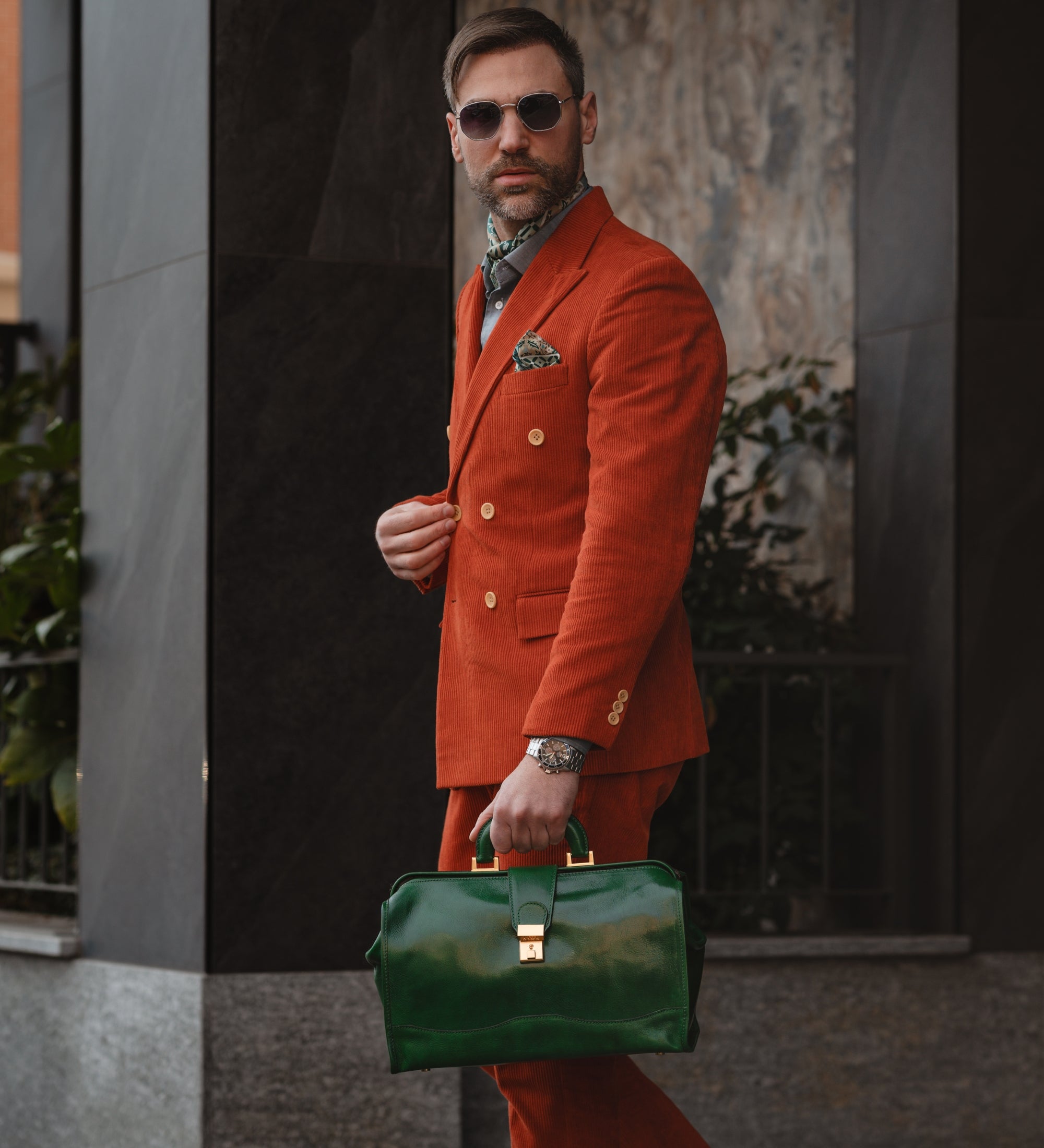 Borsa da medico piccola in pelle - David Copperfield