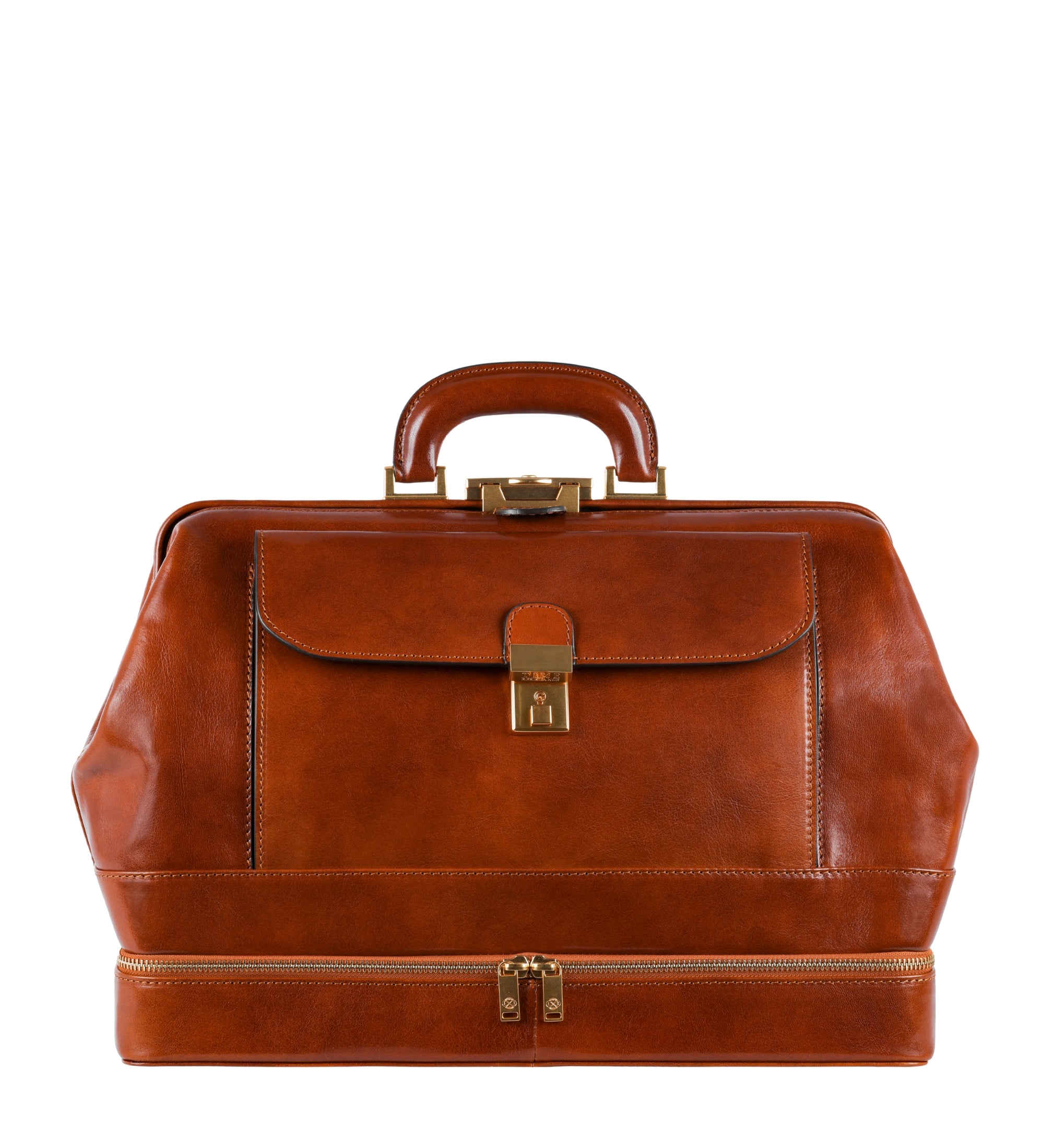 Borsa da medico grande in pelle Italiana - The Master and Margarita