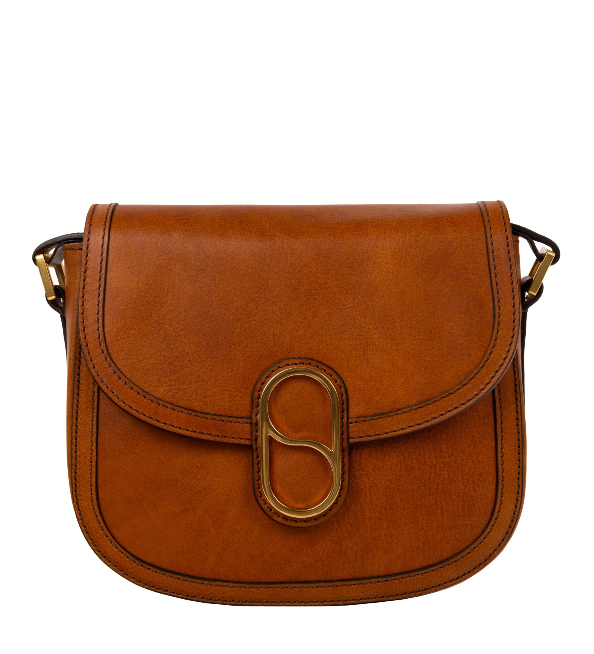 Borsa a tracolla in pelle modello saddle donna - Villette