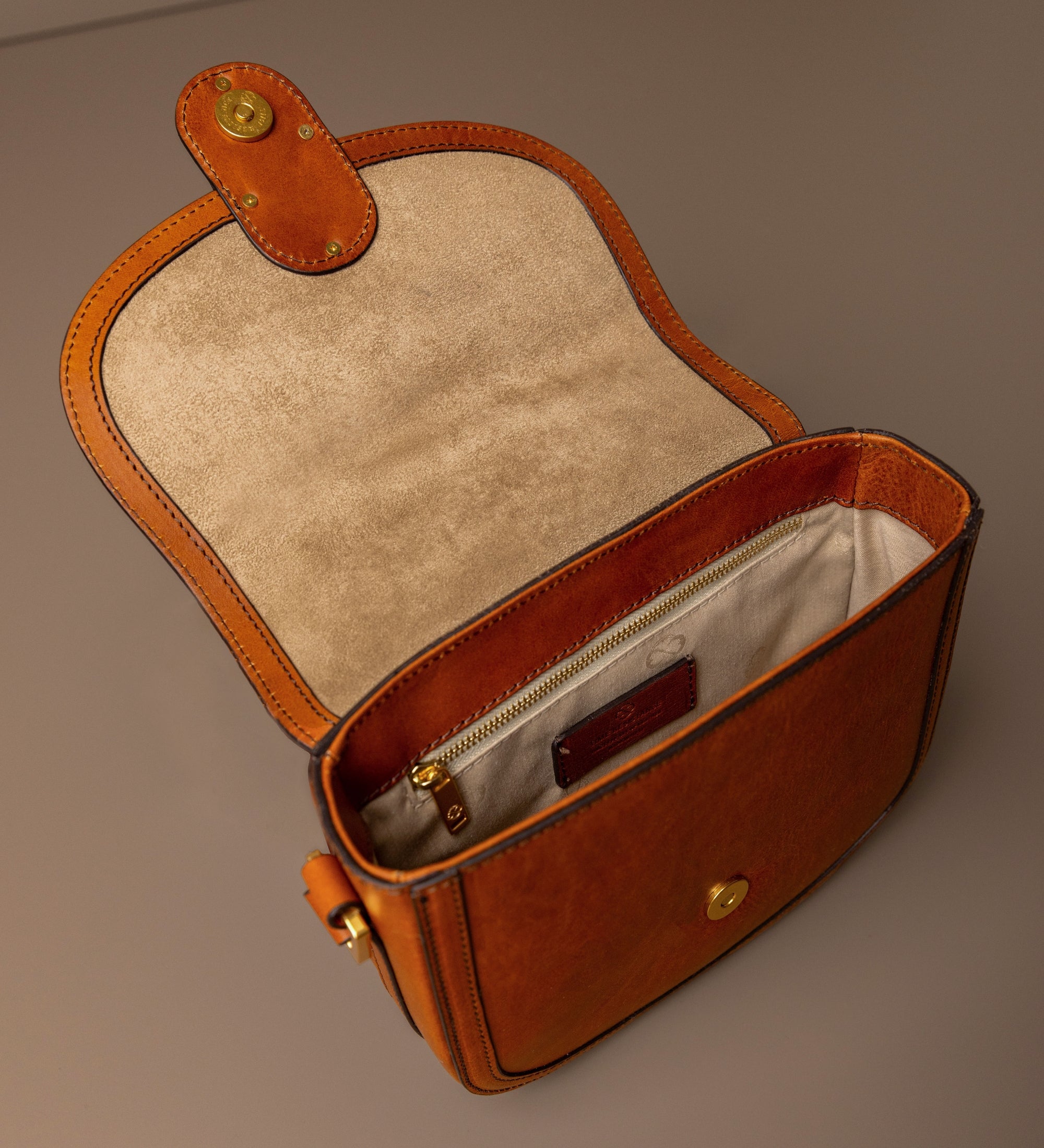 Borsa a tracolla in pelle modello saddle donna - Villette