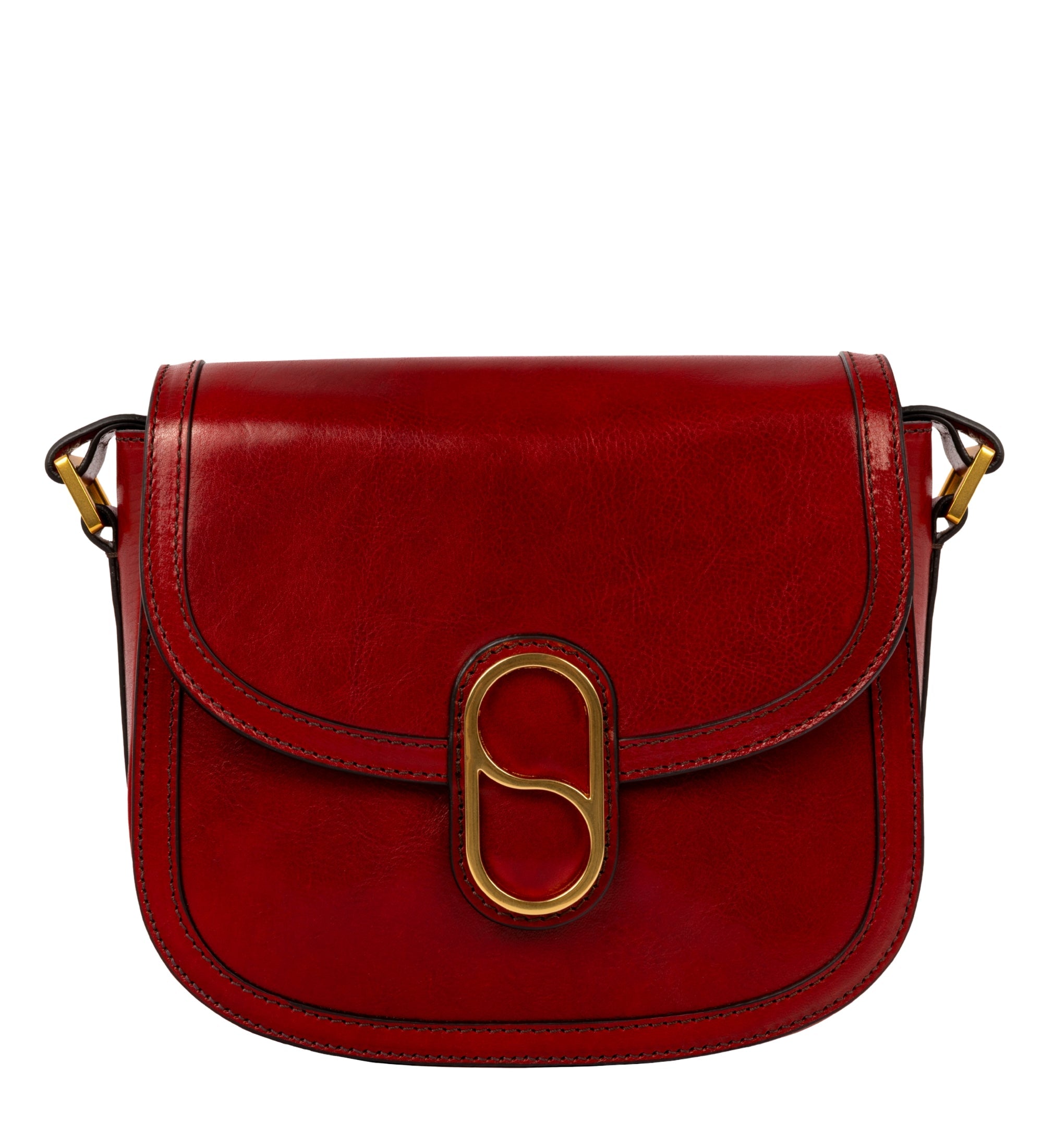 Borsa a tracolla in pelle modello saddle donna - Villette