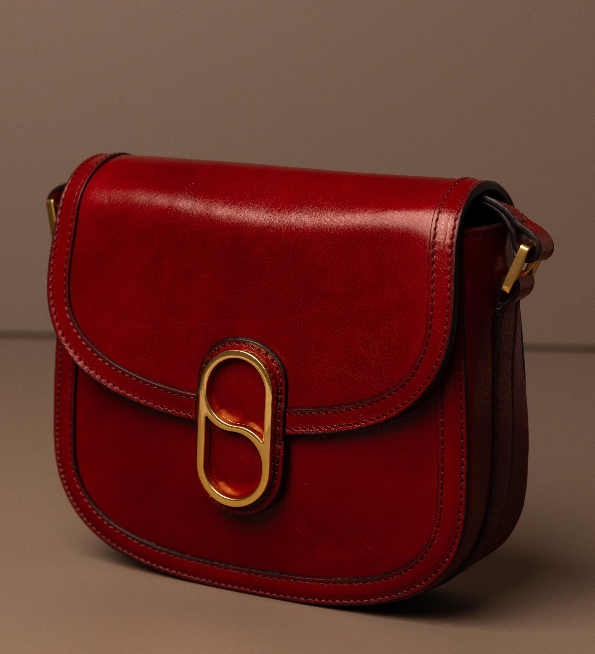 Borsa a tracolla in pelle modello saddle donna - Villette