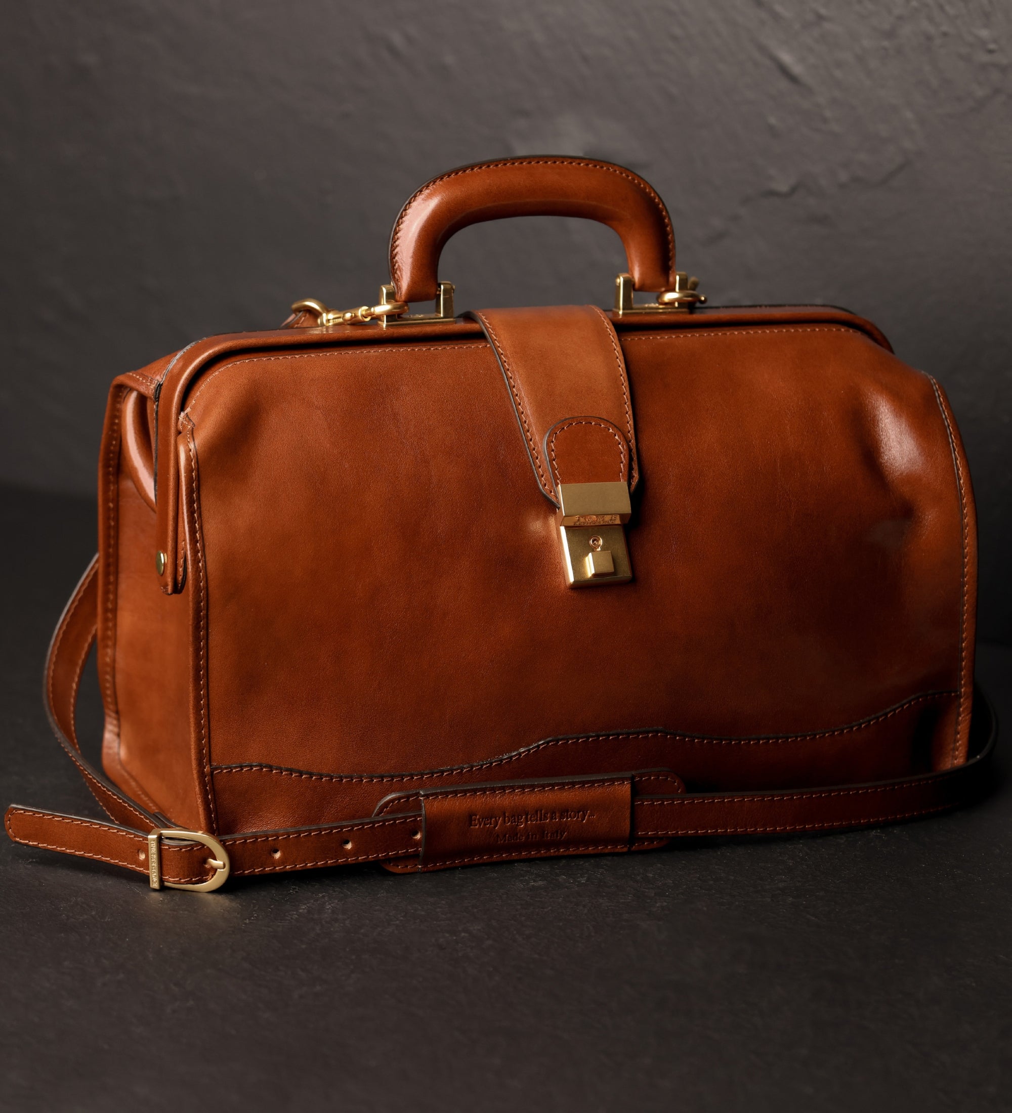 Borsa da medico piccola in pelle - David Copperfield