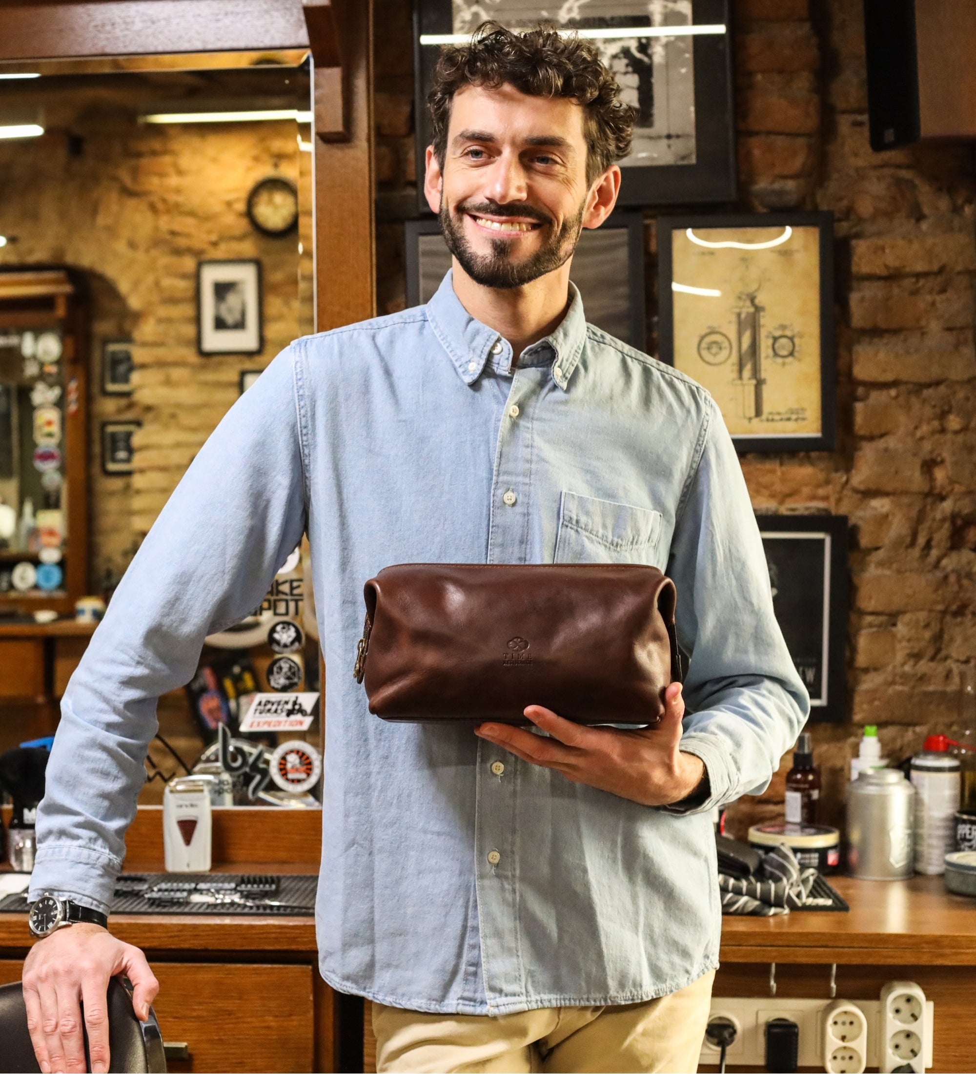Necessaire in pelle - Four Past Midnight