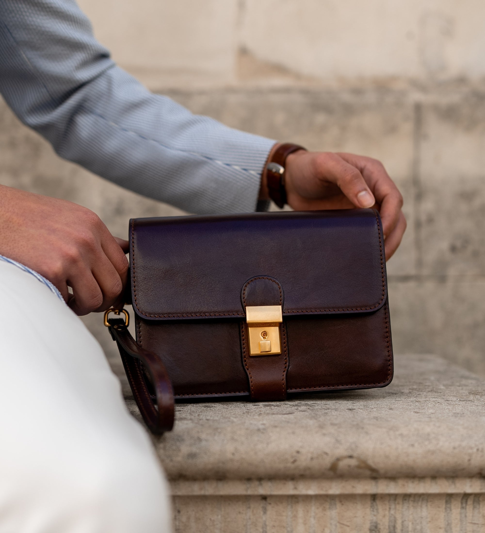Pochette in pelle - The Maltese Falcon