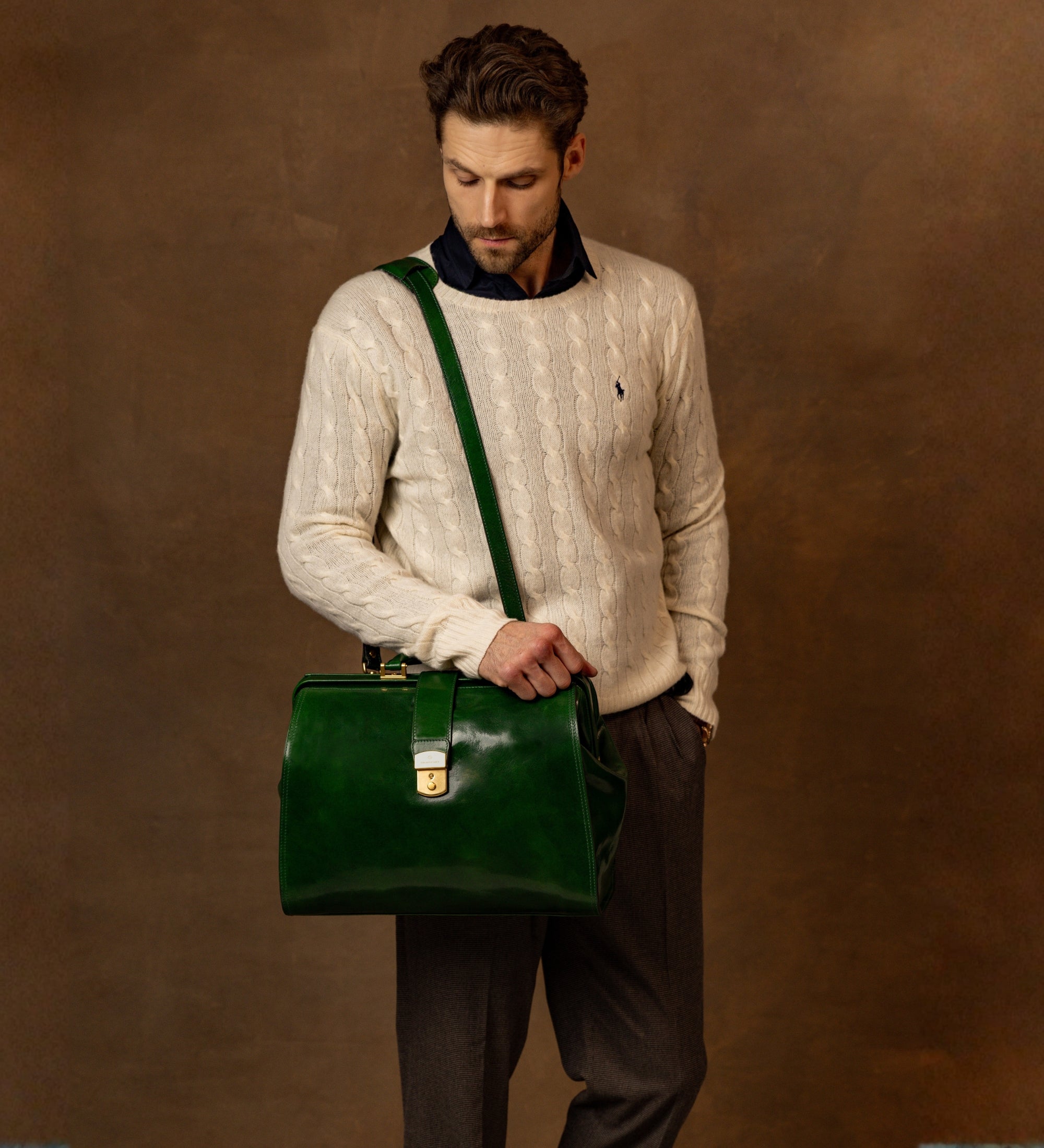 Borsa da medico grande in pelle - Mrs Dalloway