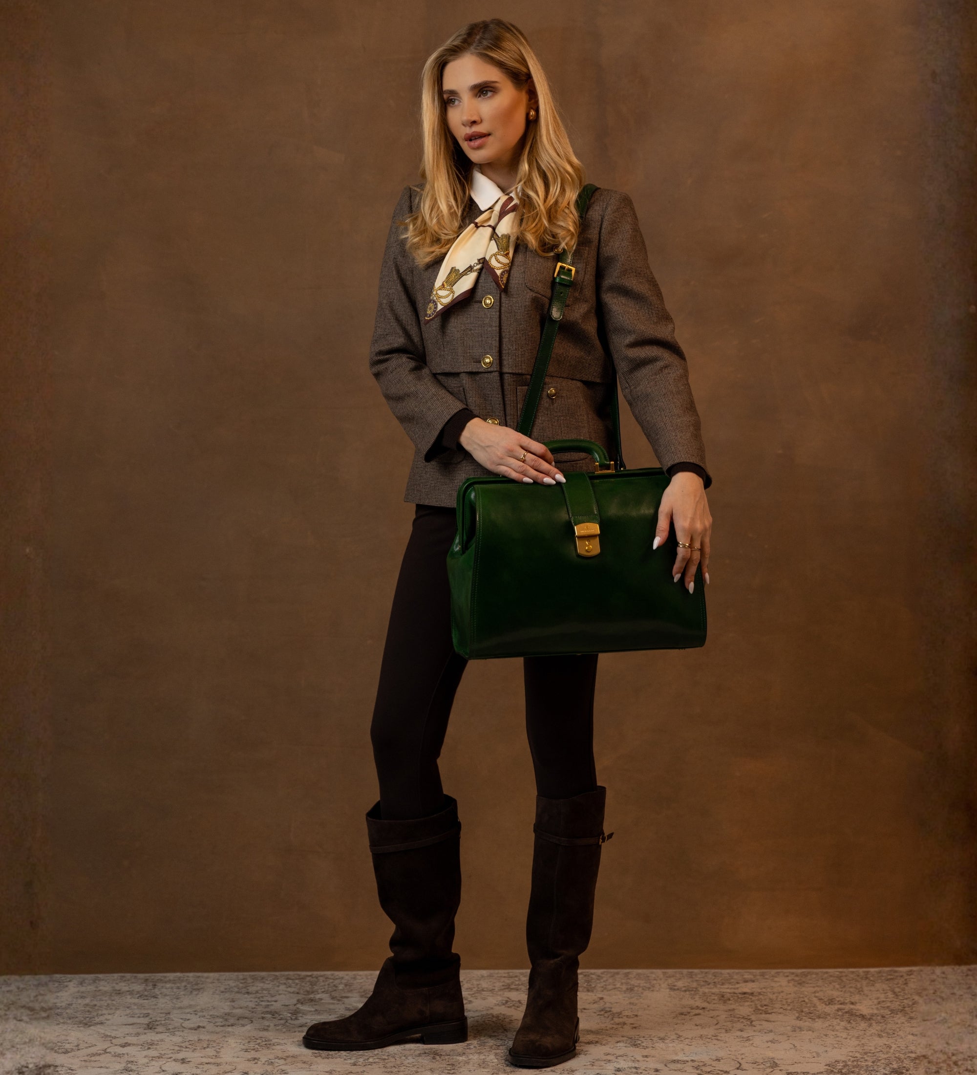 Borsa da medico grande in pelle donna - Mrs Dalloway