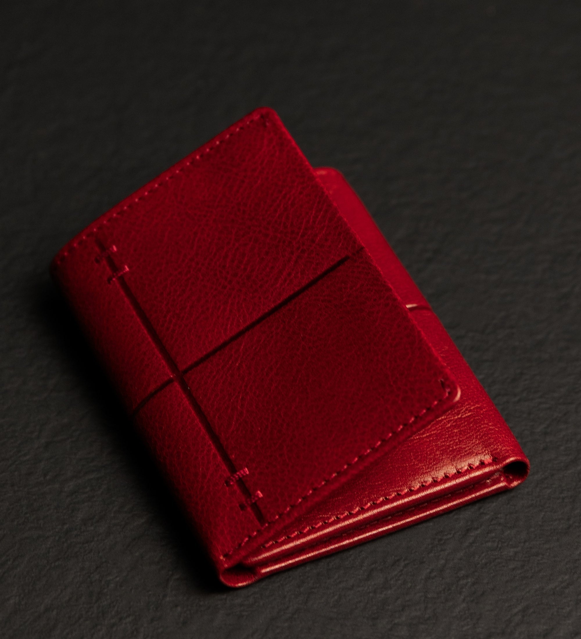 Portafoglio Trifold in Pelle - Red Harvest