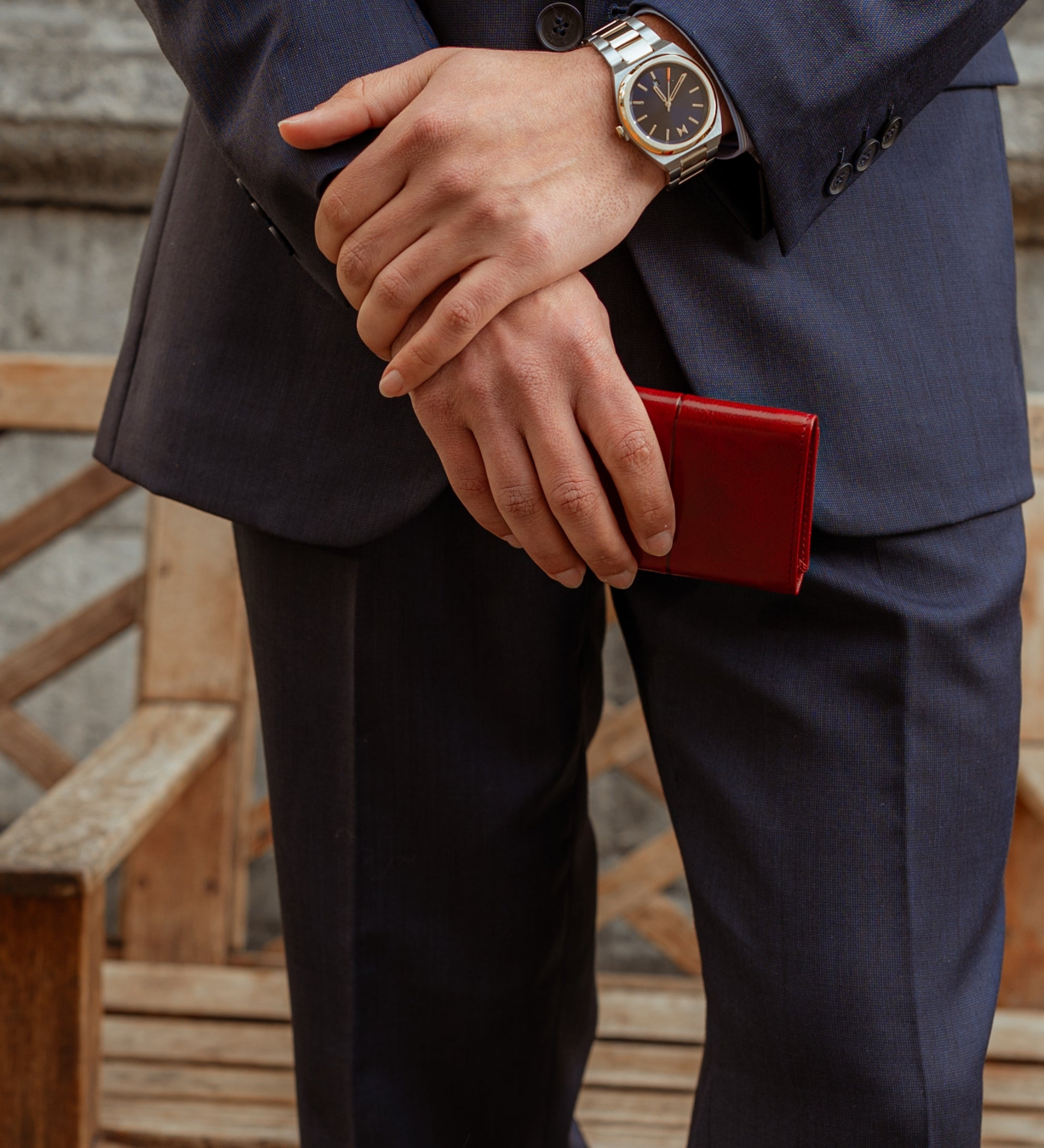 Portafoglio Trifold in Pelle - Red Harvest
