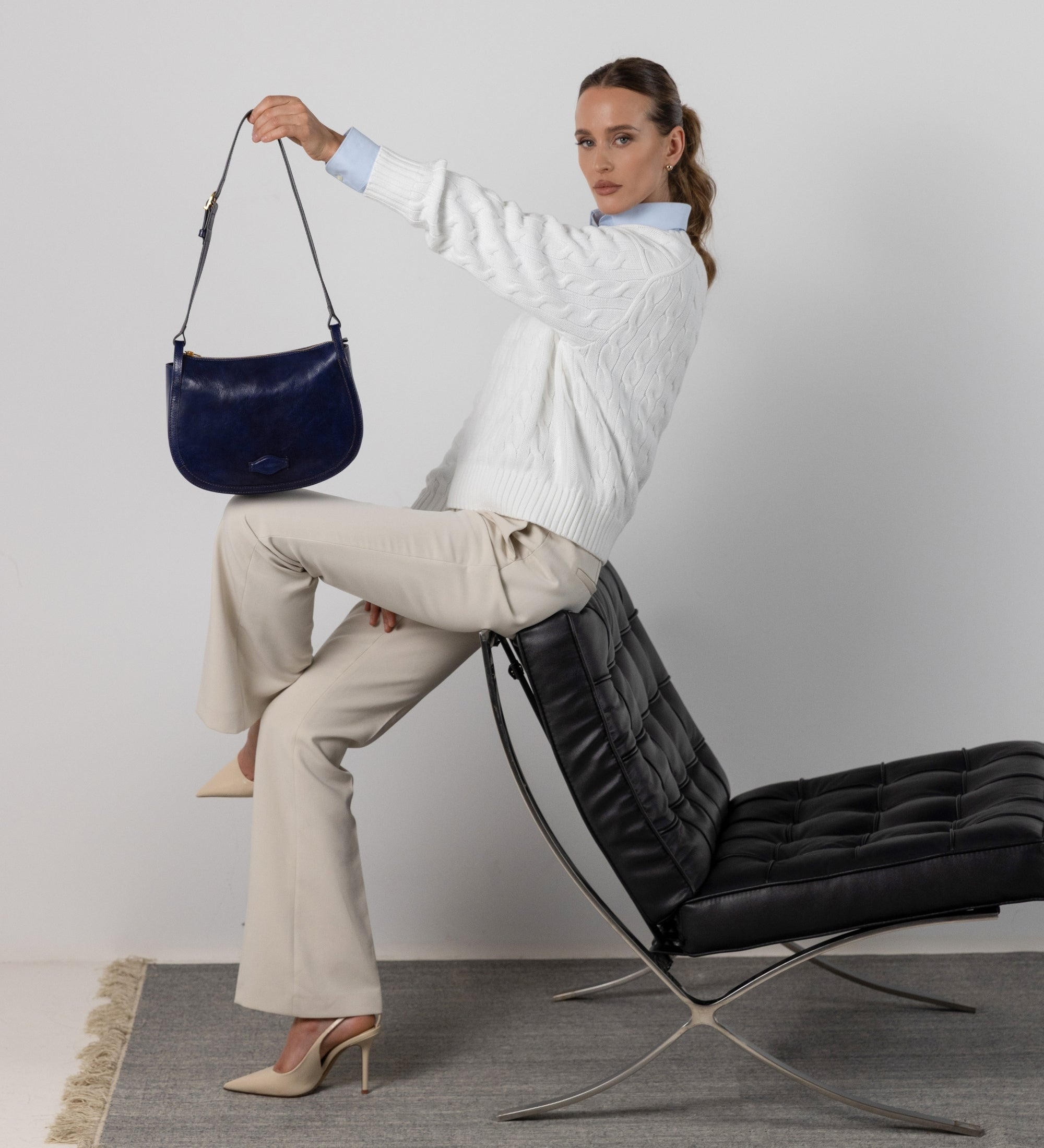 Borsa hobo in pelle donna - La Noia