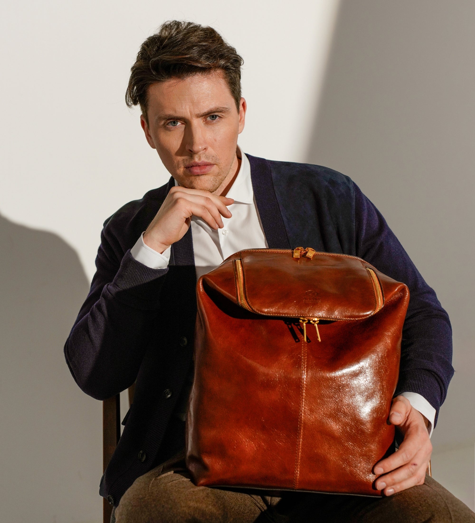 Zaino in pelle - A Bend in the River