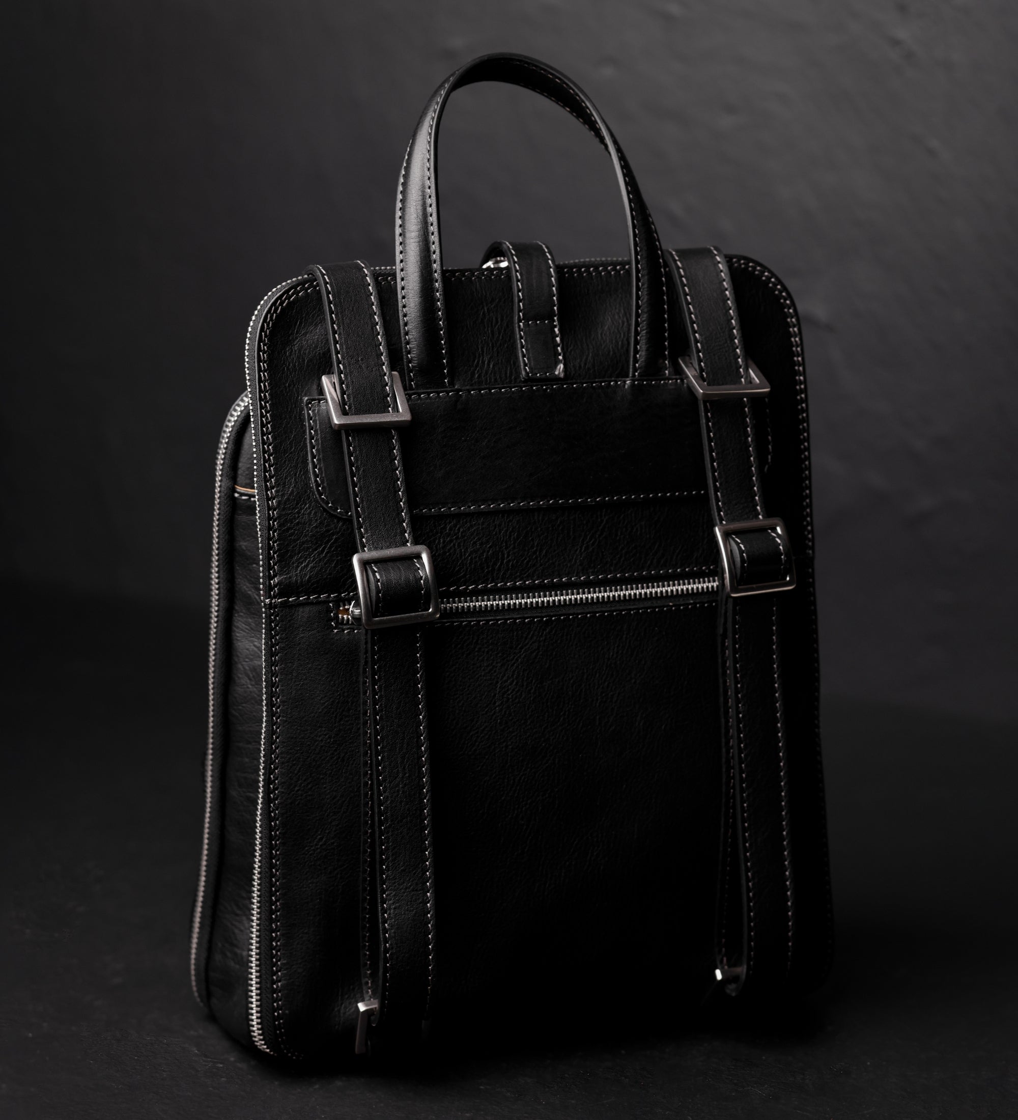 Zaino donna in pelle convertibile in borsa a spalla - Clarissa