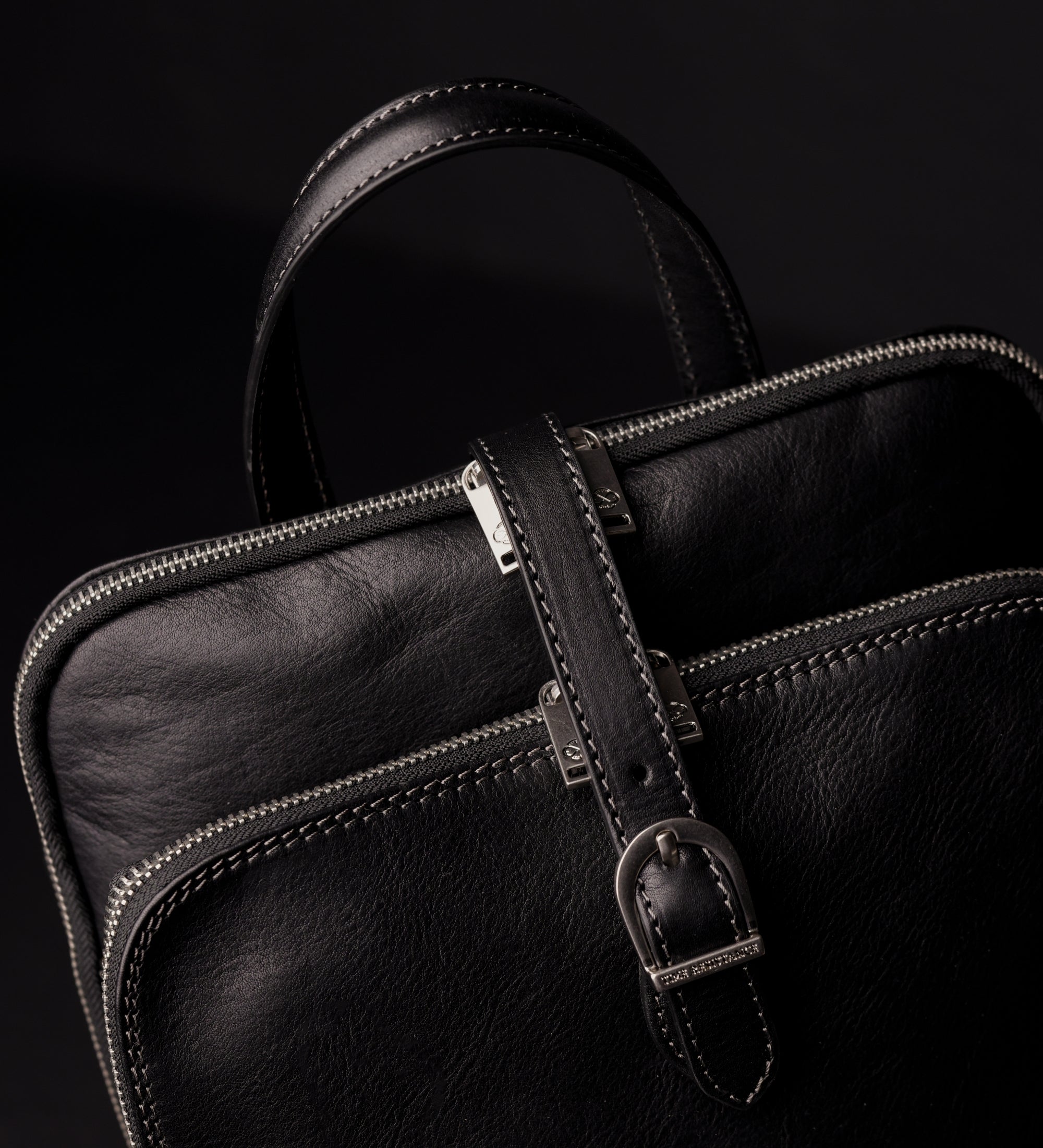 Zaino donna in pelle convertibile in borsa a spalla - Clarissa