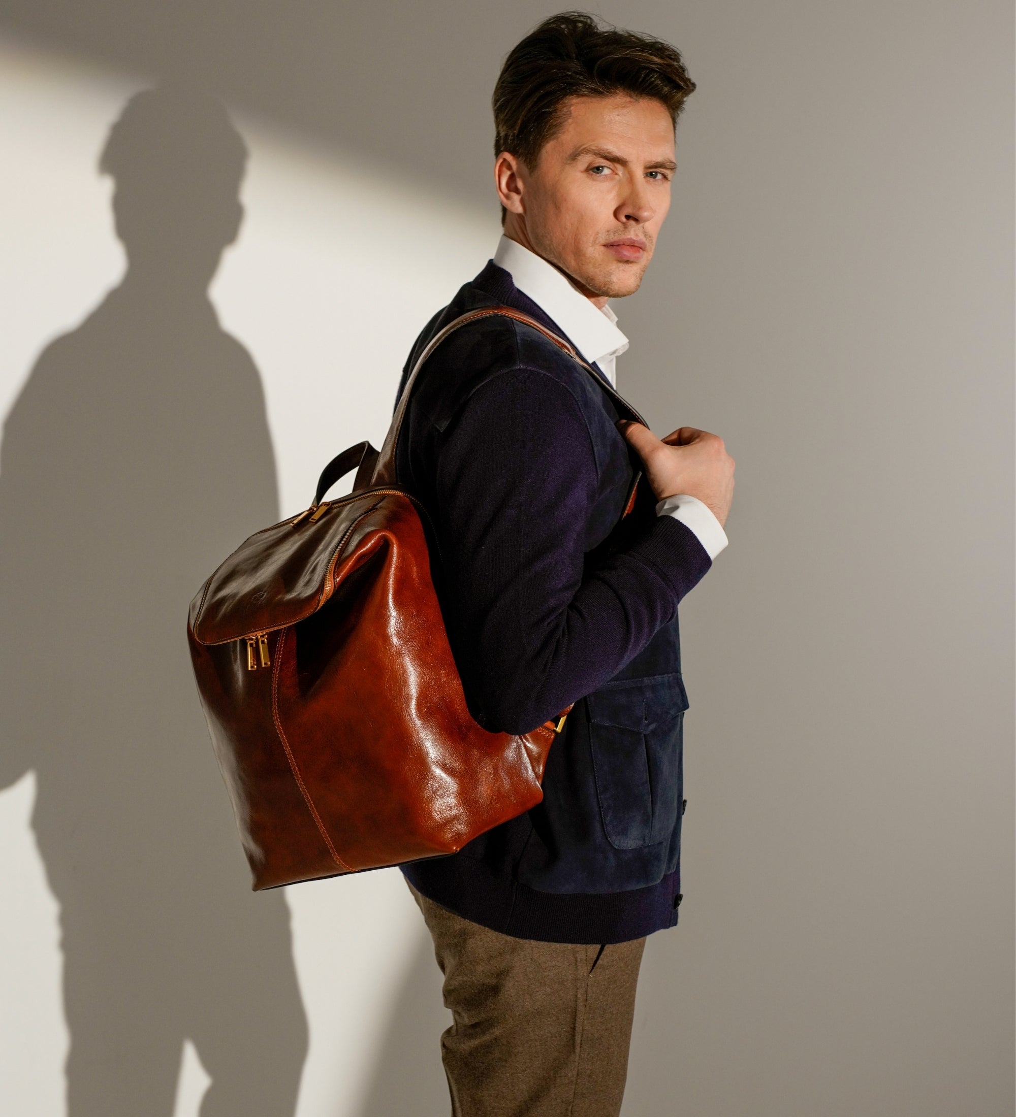 Zaino in pelle - A Bend in the River