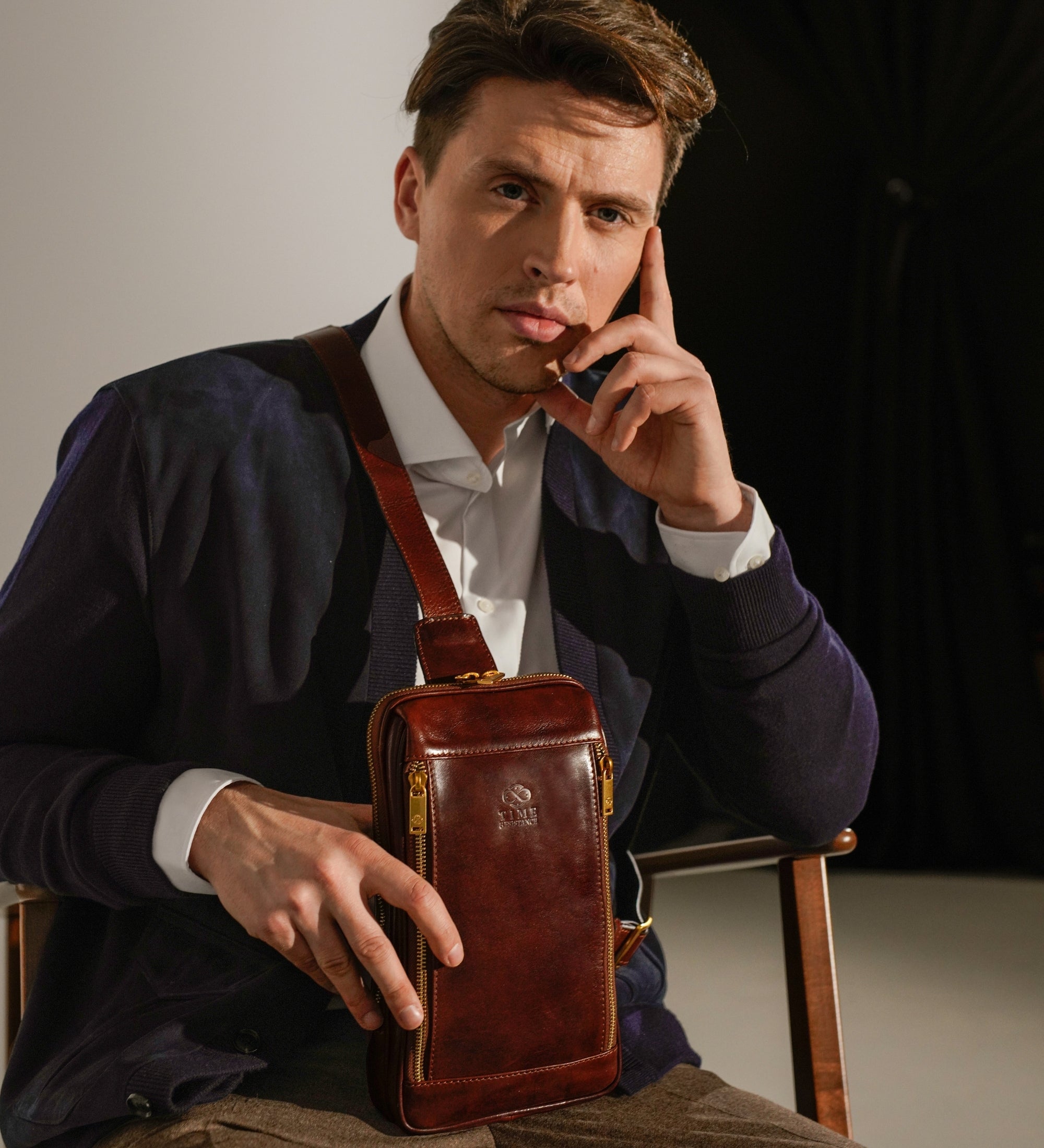 Borsa monospalla in pelle - Kim